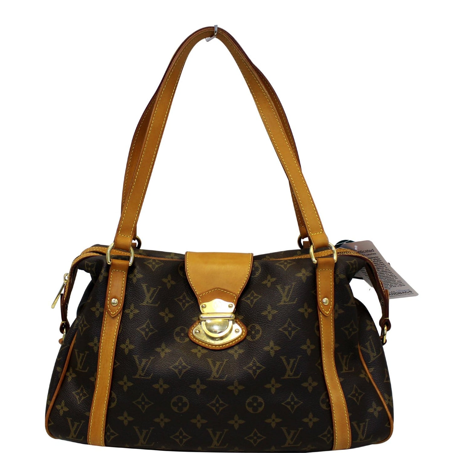 LOUIS VUITTON Stresa PM Monogram Shoulder Bag Brown