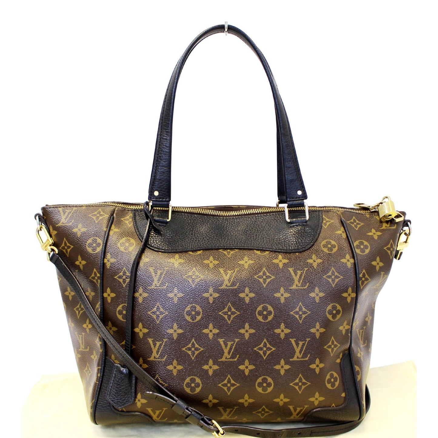 LOUIS VUITTON Estrela NM Monogram Canvas Shoulder Bag Noir Black