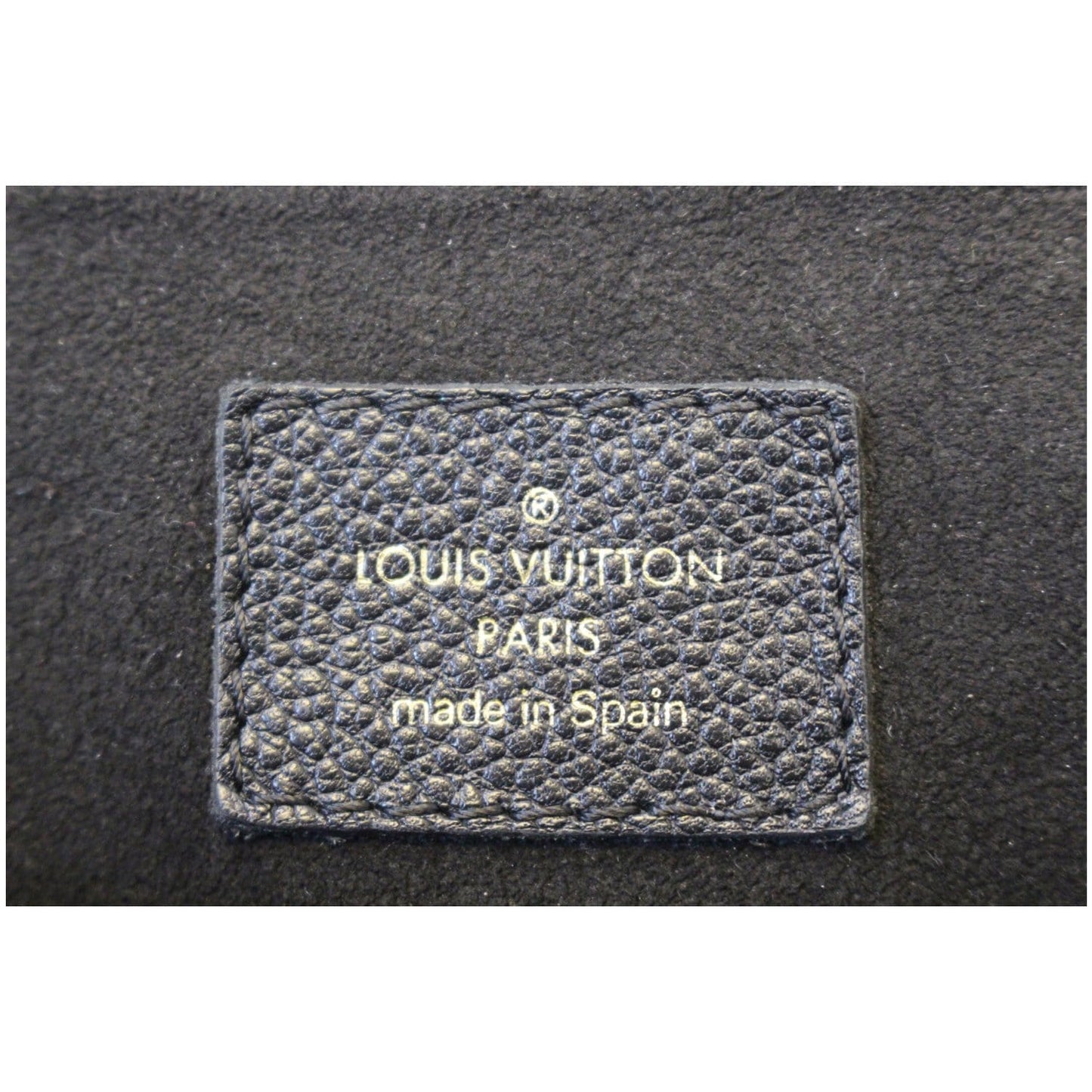 LOUIS VUITTON Pallas Monogram Canvas Shoulder Bag Noir