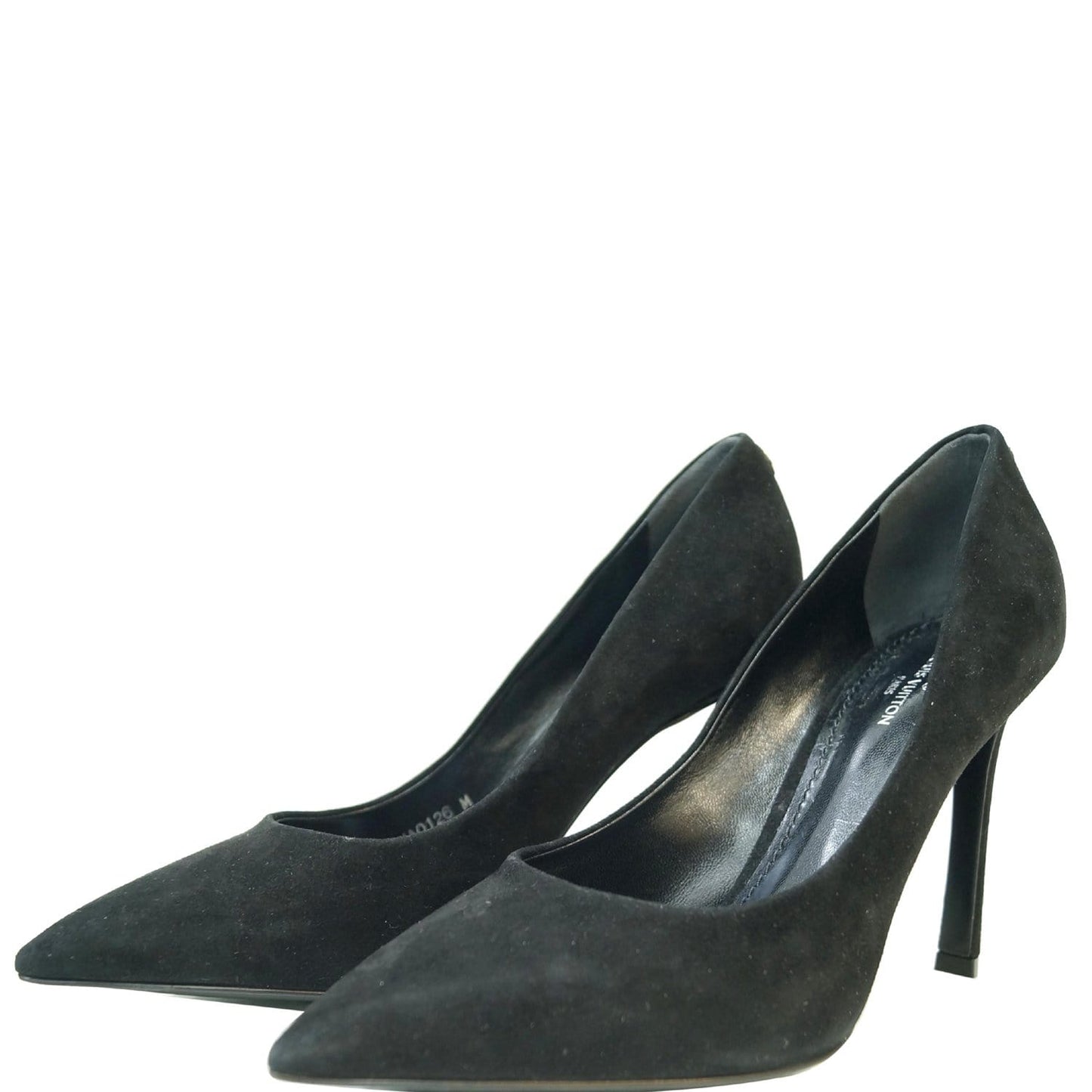 LOUIS VUITTON Rendez Vous Suede Leather Pumps Black US 6 - Last Call