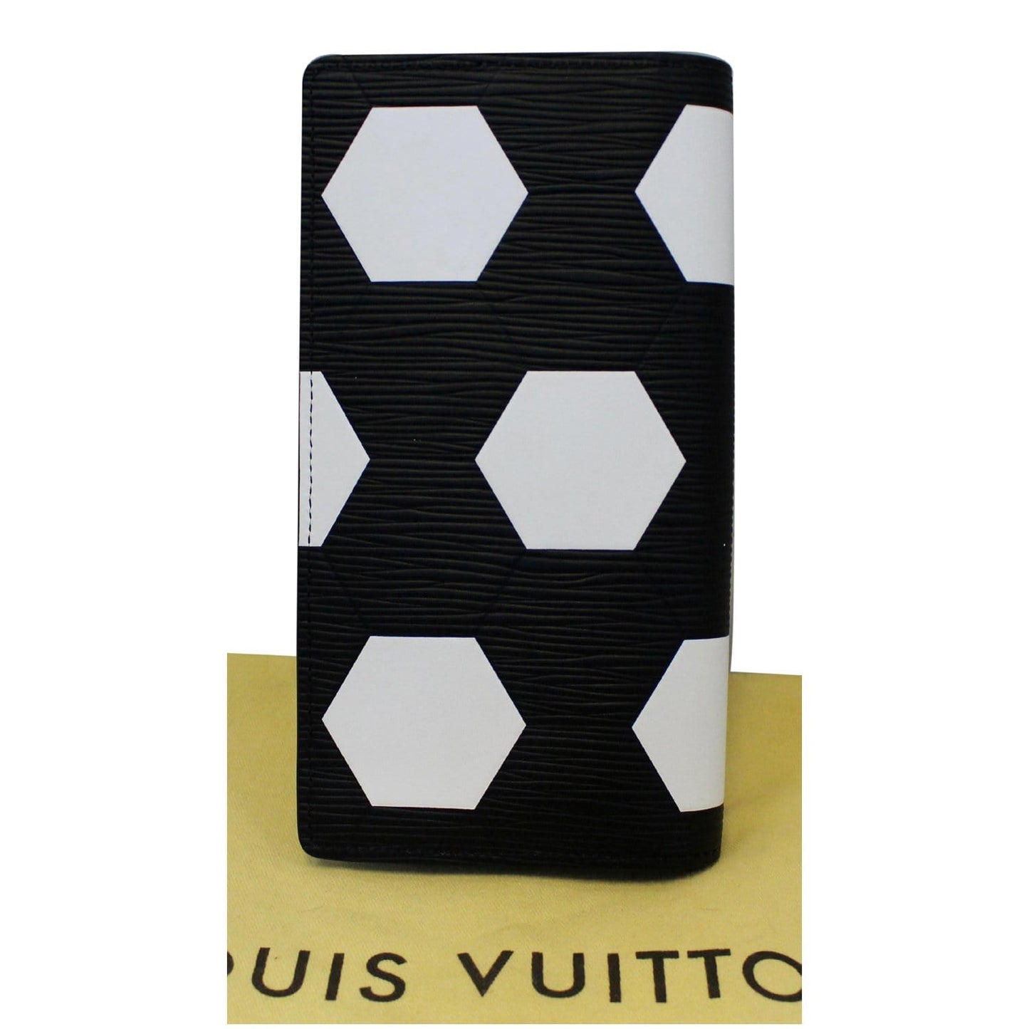 LOUIS VUITTON FIFA World Cup Brazza Long Epi Leather Wallet Black - Final Sale