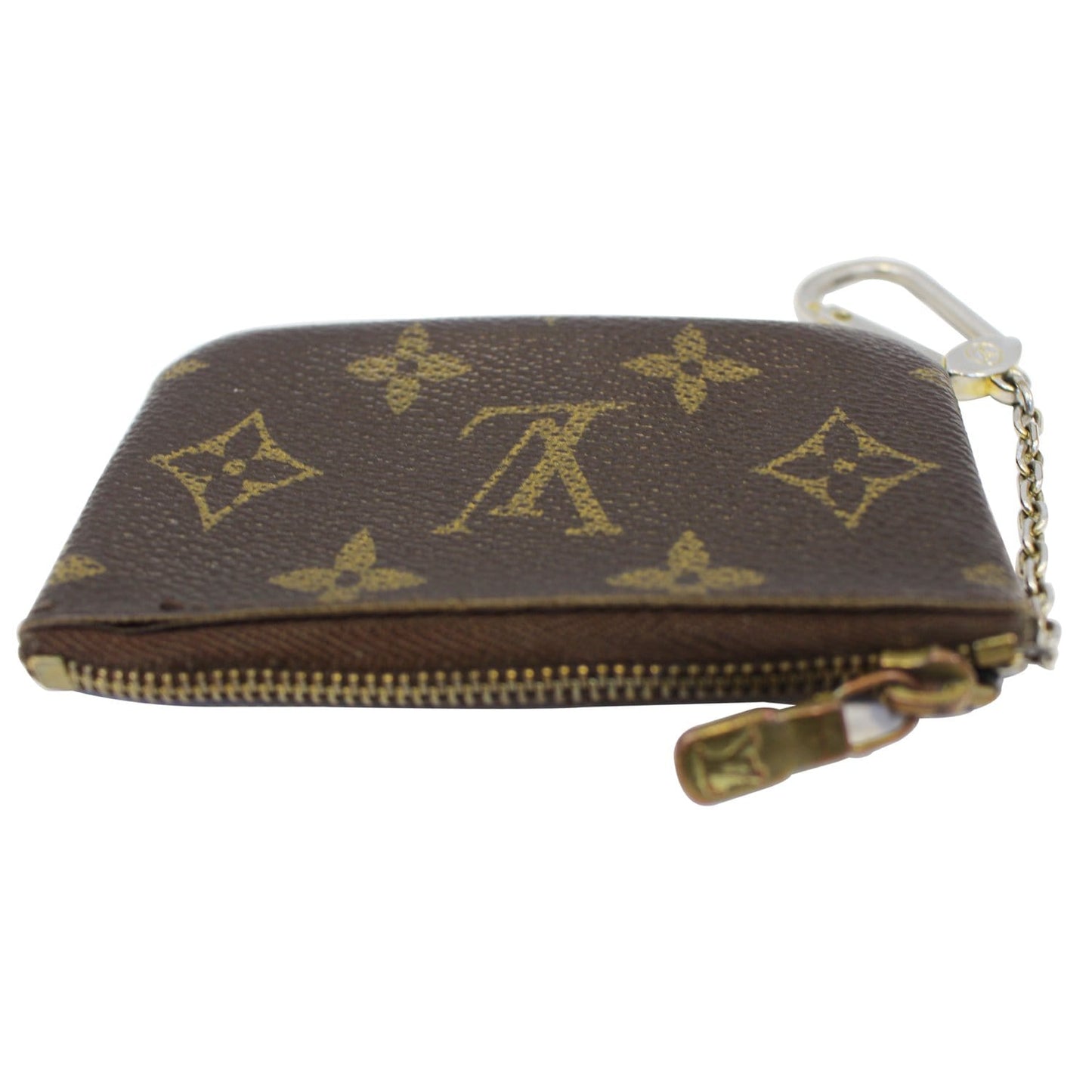 LOUIS VUITTON Monogram Canvas Pochette Key Cles Coin Case