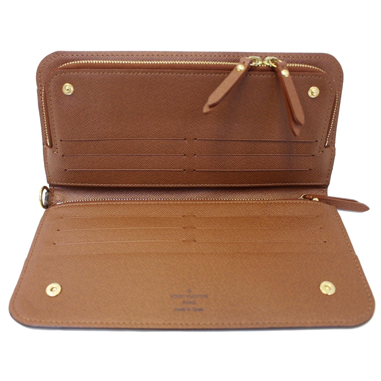 LOUIS VUITTON Insolite Monogram Canvas Organizer Wallet Brown
