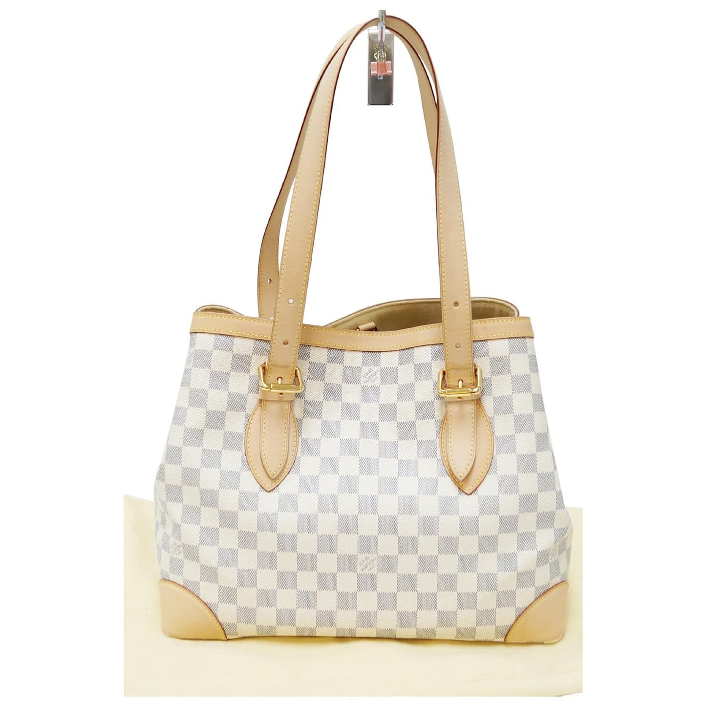 Louis Vuitton Hampstead MM Damier Azur Shoulder Bag