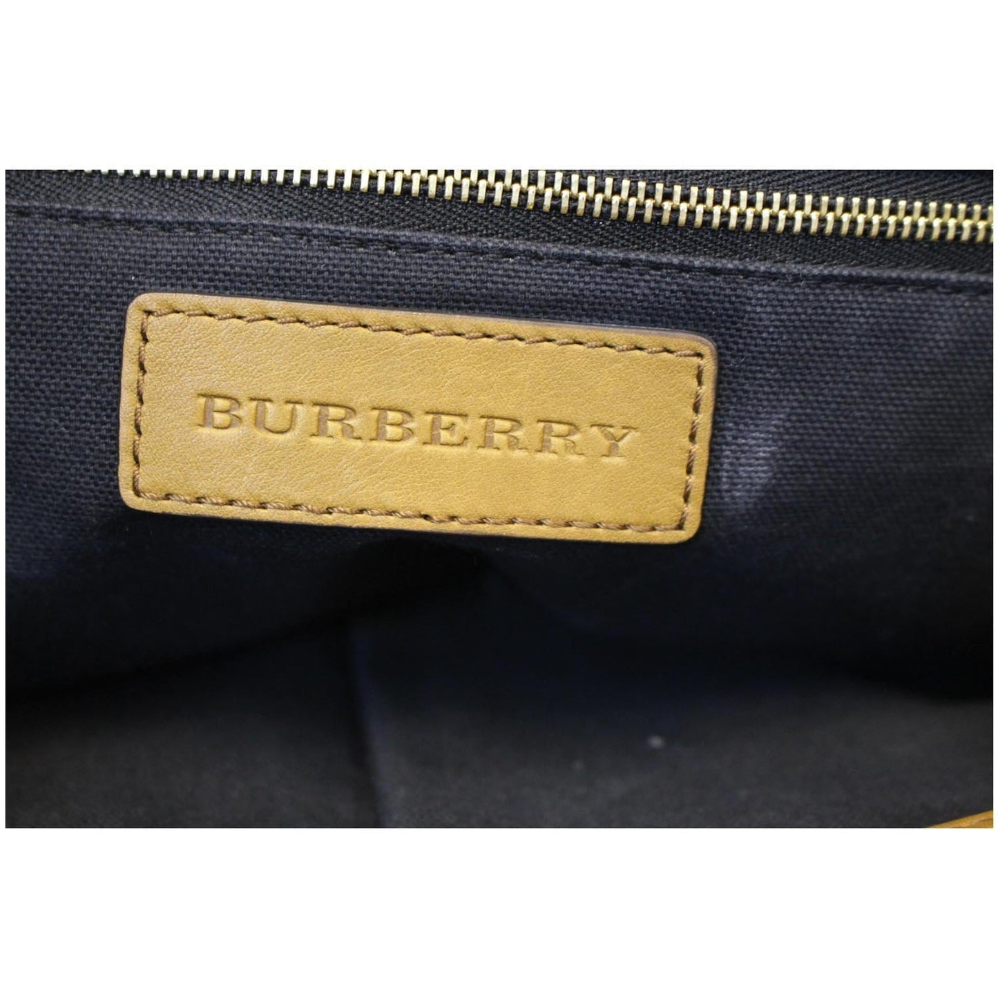 BURBERRY Vintage House Check Webbing Medium Marlow Tote Bag