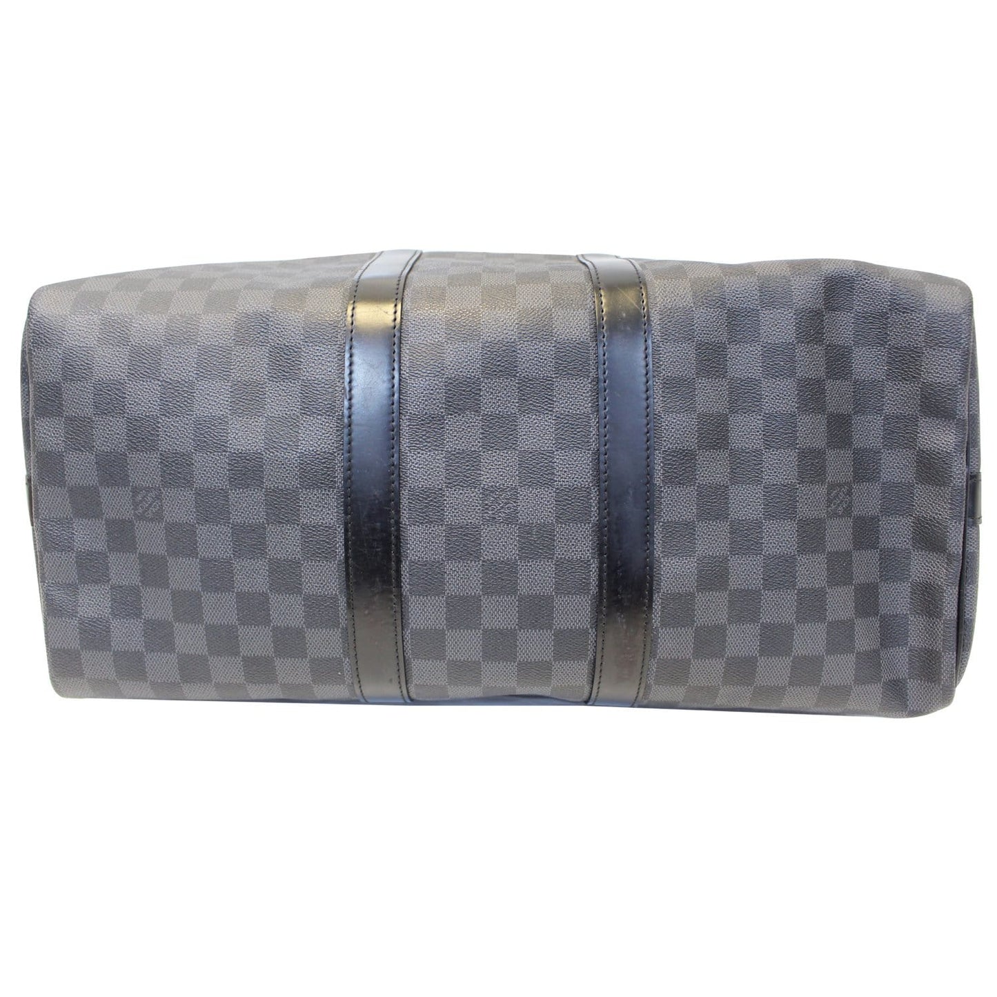LOUIS VUITTON Keepall 45 Damier Graphite Bandouliere Travel Bag