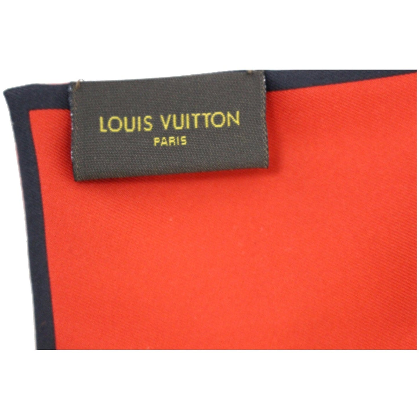 LOUIS VUITTON Silk Monogram Trunks Bandeau Brown/Red