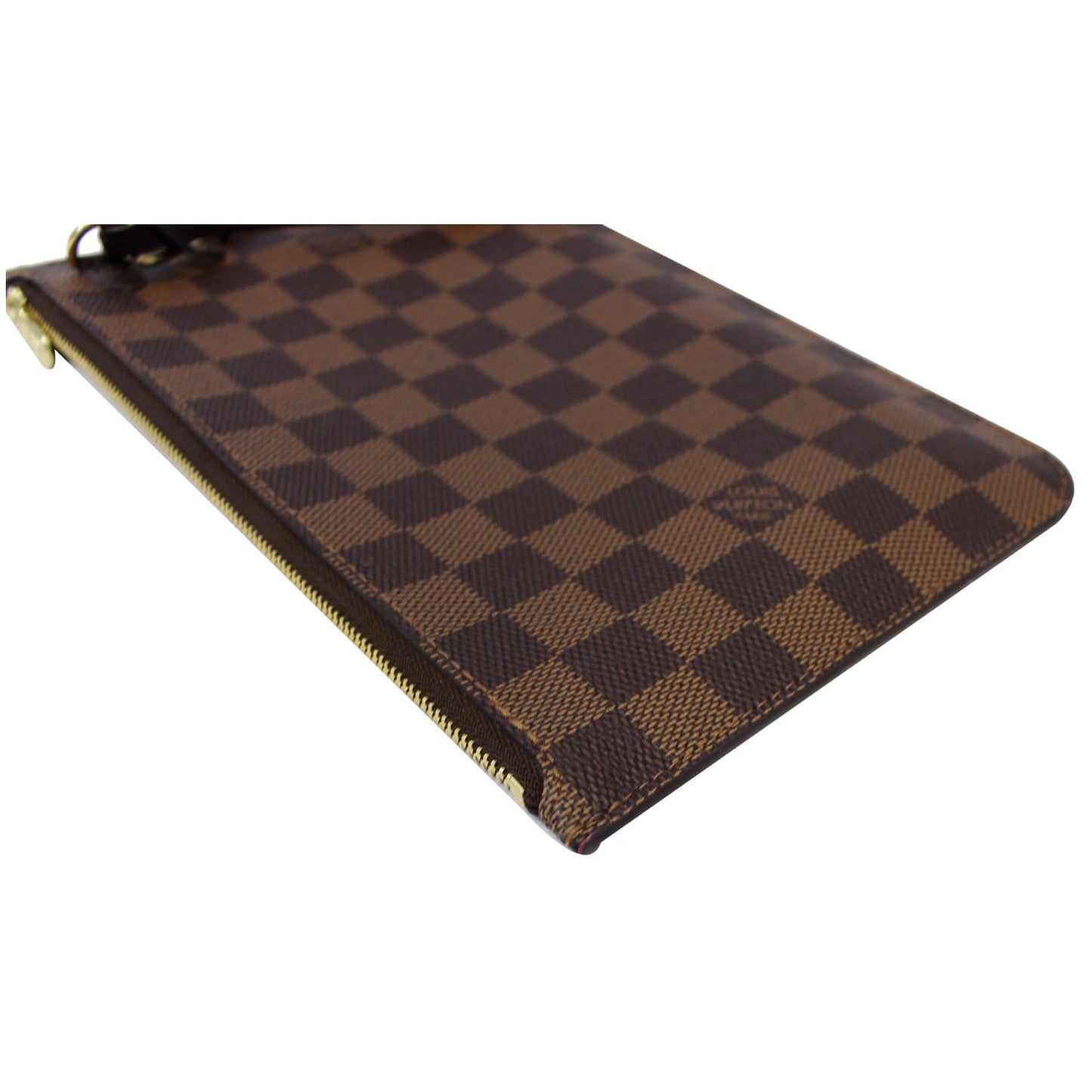 LOUIS VUITTON Pochette Wristlet Pouch Damier Ebene Neverfull MM/GM Brown