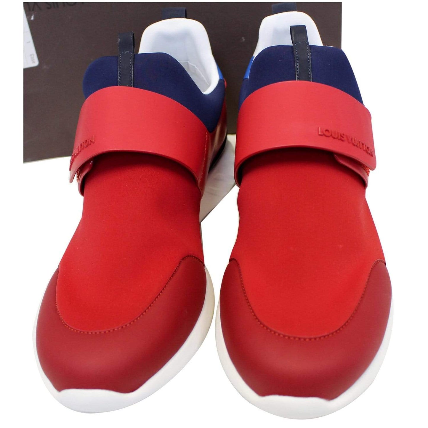 LOUIS VUITTON America's Cup Regatta Neoprene Sneakers Red - Last Call