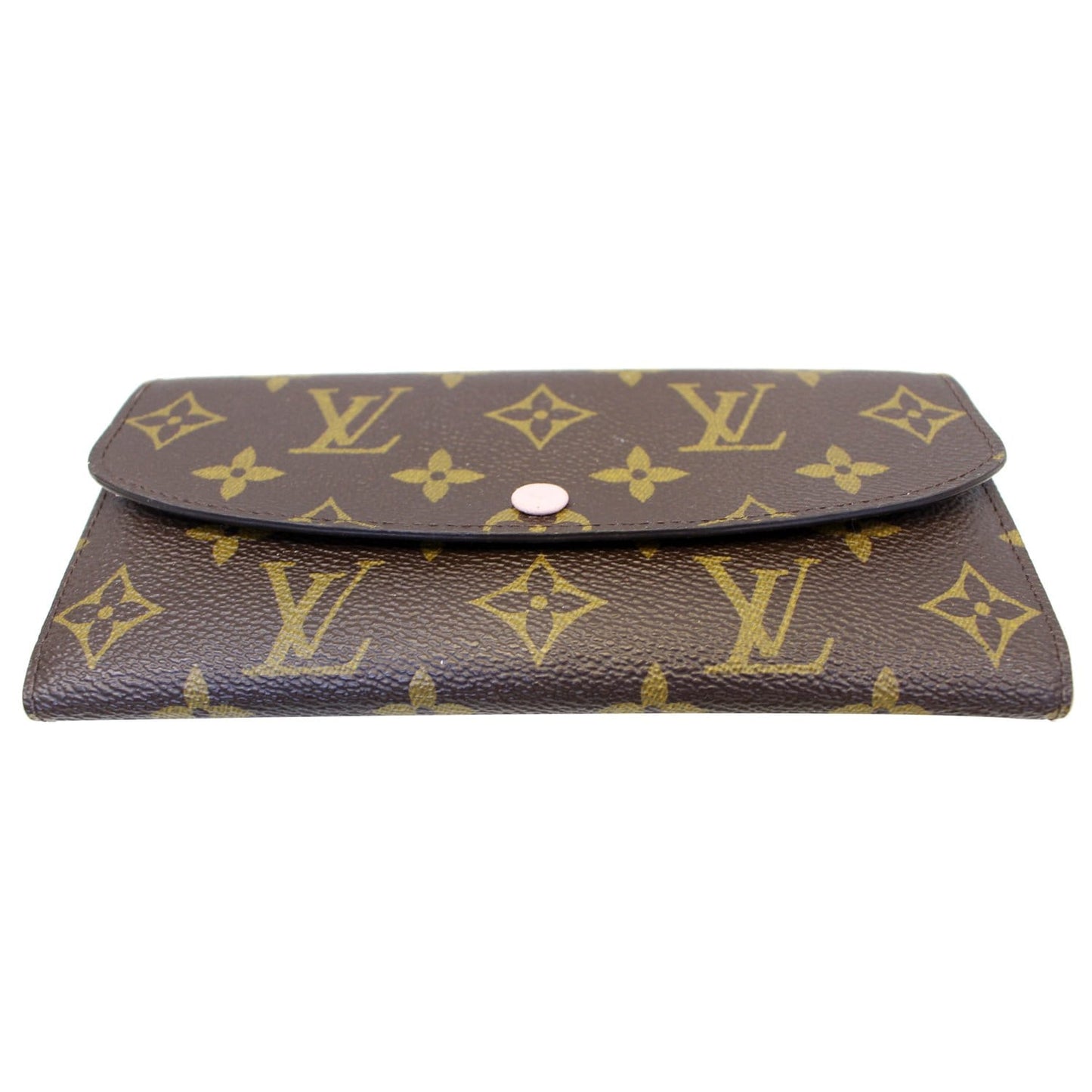 LOUIS VUITTON Emilie Monogram Canvas Wallet Rose Ballerine