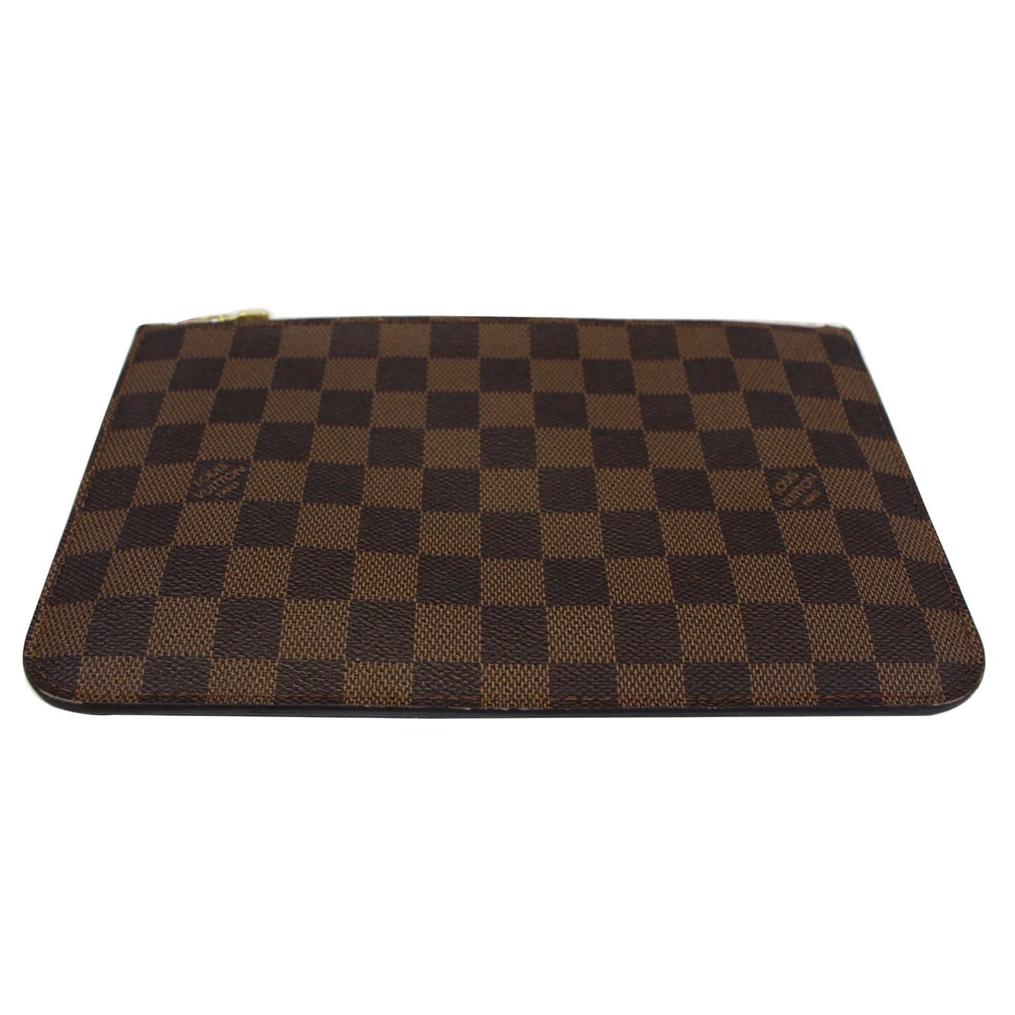 LOUIS VUITTON Pochette Wristlet Pouch Damier Ebene Neverfull MM/GM Brown