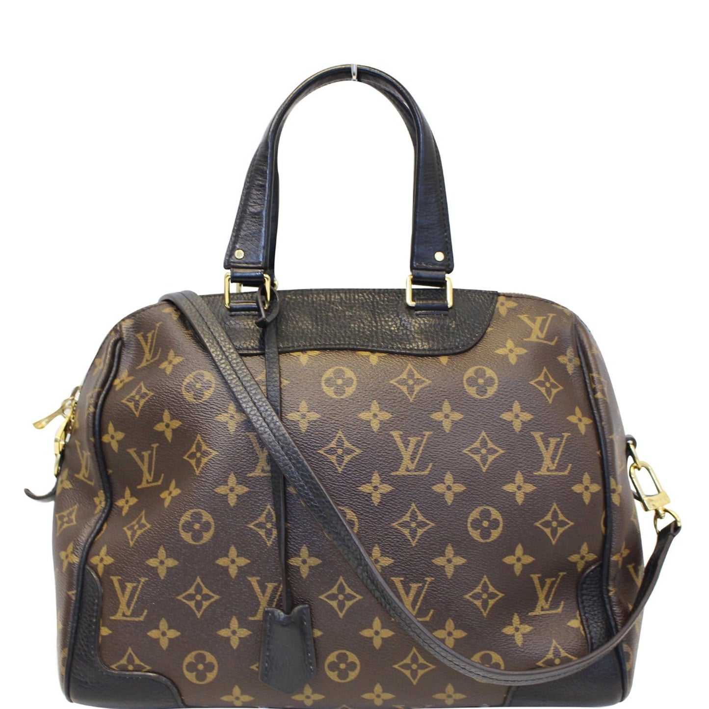 LOUIS VUITTON Retiro NM Monogram Canvas Shoulder Bag Noir