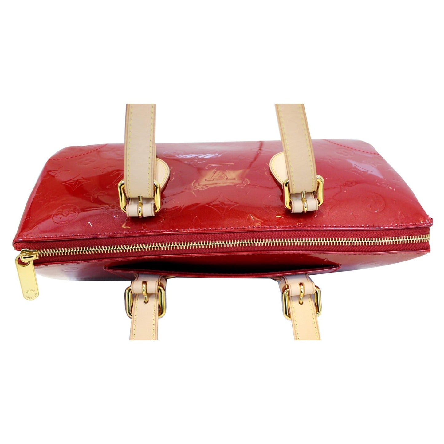 LOUIS VUITTON Rosewood Monogram Vernis Shoulder Bag Pomme D Amour