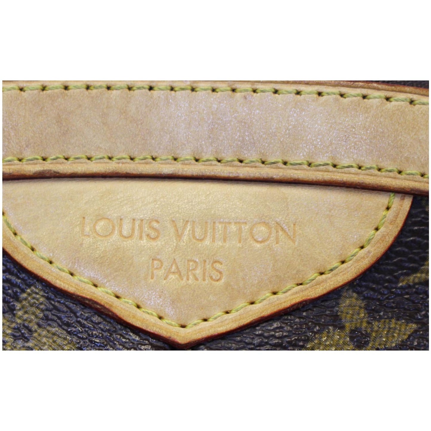 LOUIS VUITTON Tivoli PM Monogram Canvas Shoulder Handbag Brown
