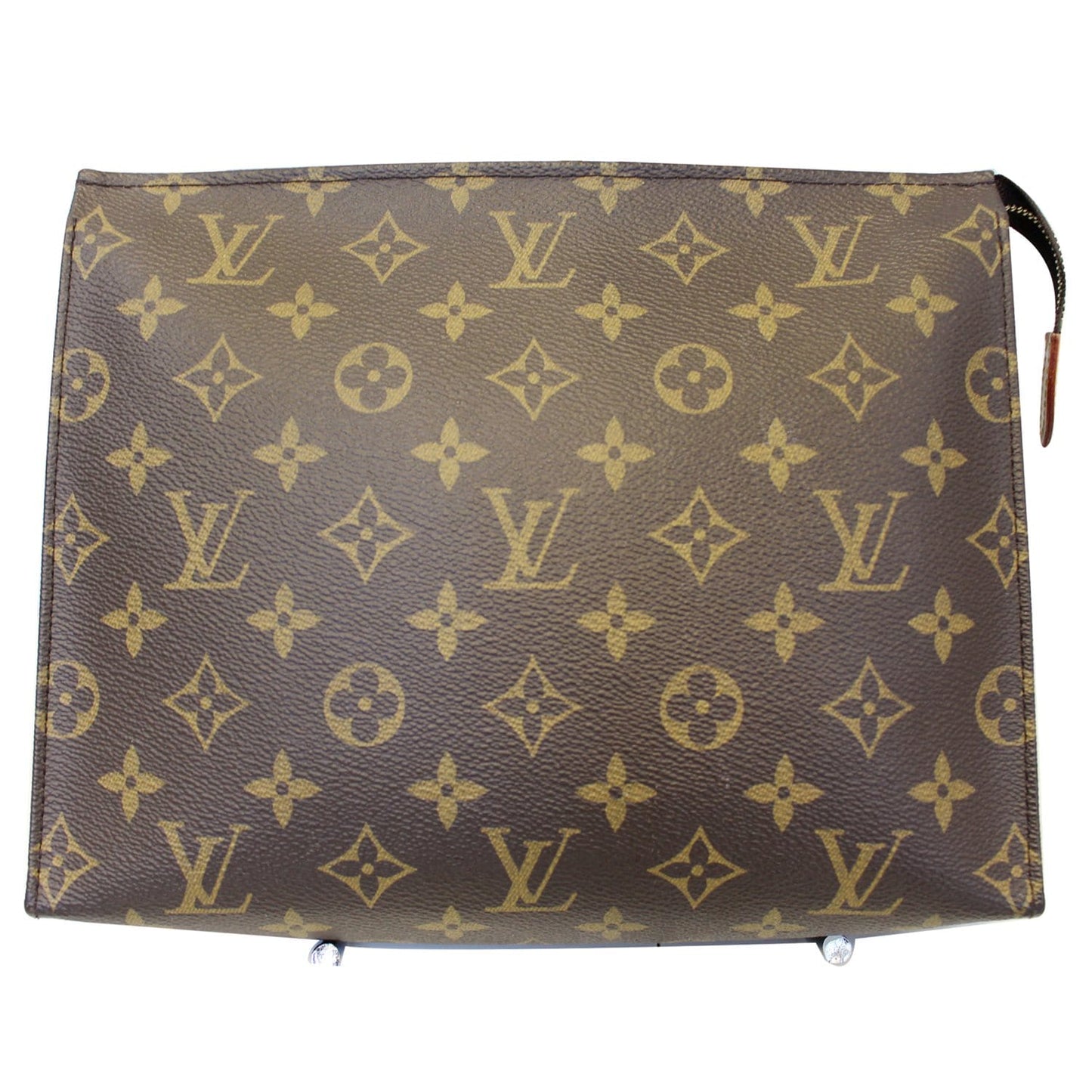 LOUIS VUITTON Poche Toilette 19 Monogram Canvas Cosmetics Pouch