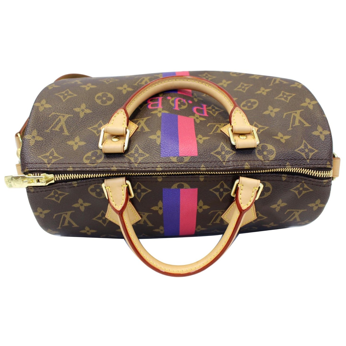 Louis Vuitton Speedy 30 Mon Bandouliere Monogram Canvas Shoulder Bag Brown