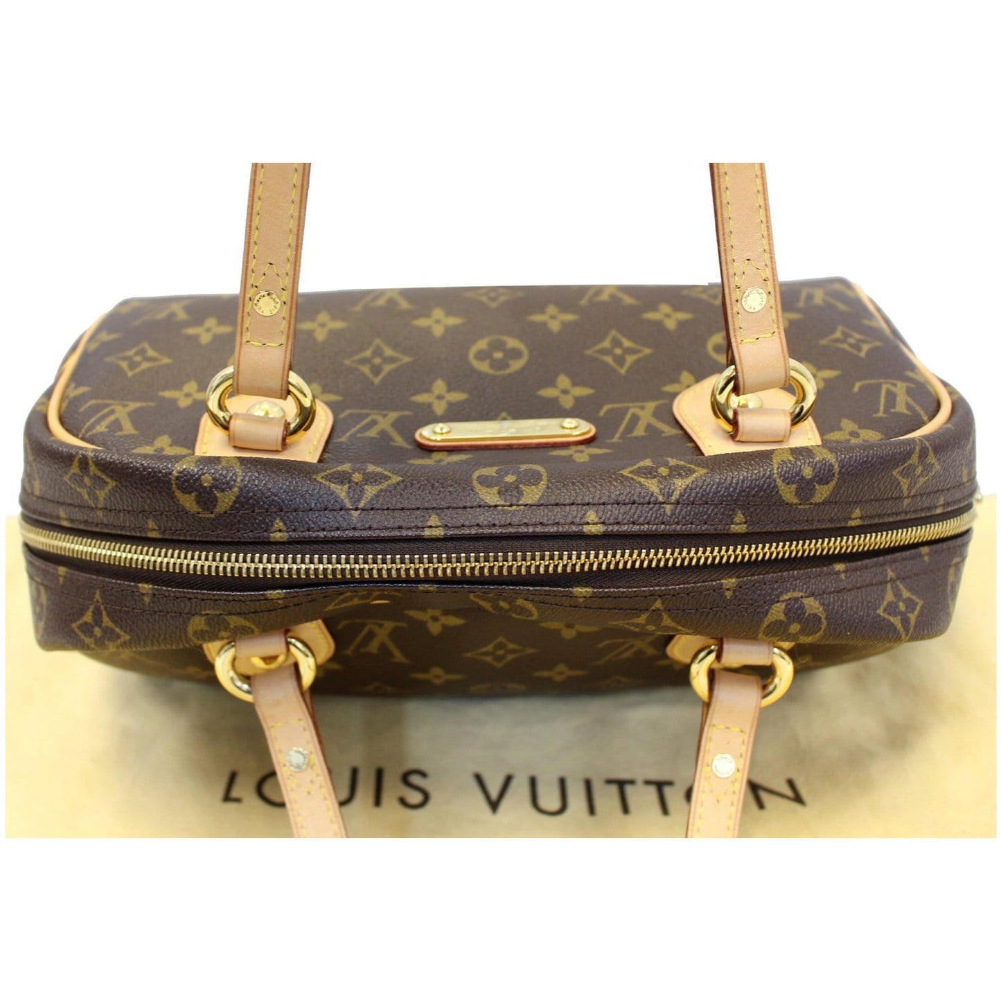 LOUIS VUITTON Montorgueil PM Monogram Canvas Shoulder Bag Brown