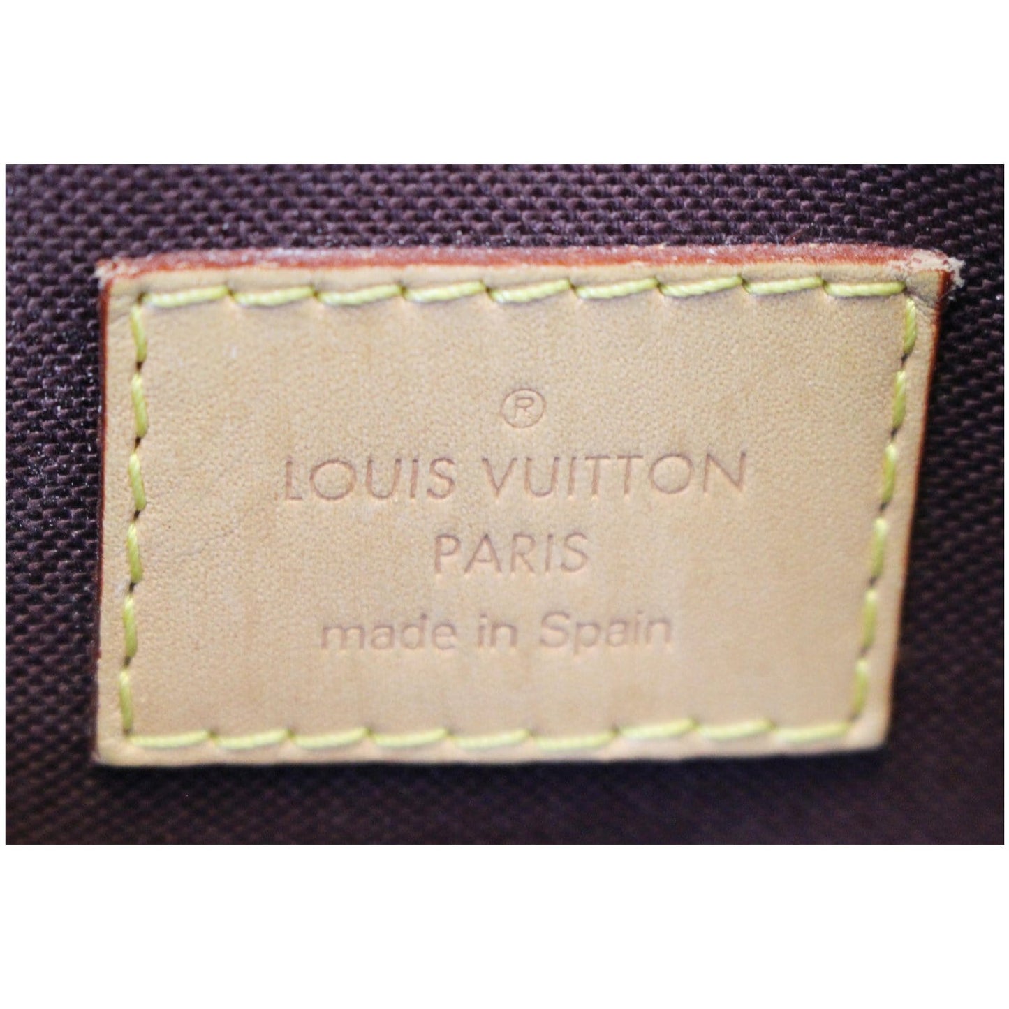 LOUIS VUITTON Mabillon Monogram Canvas Shoulder Crossbody Bag Brown