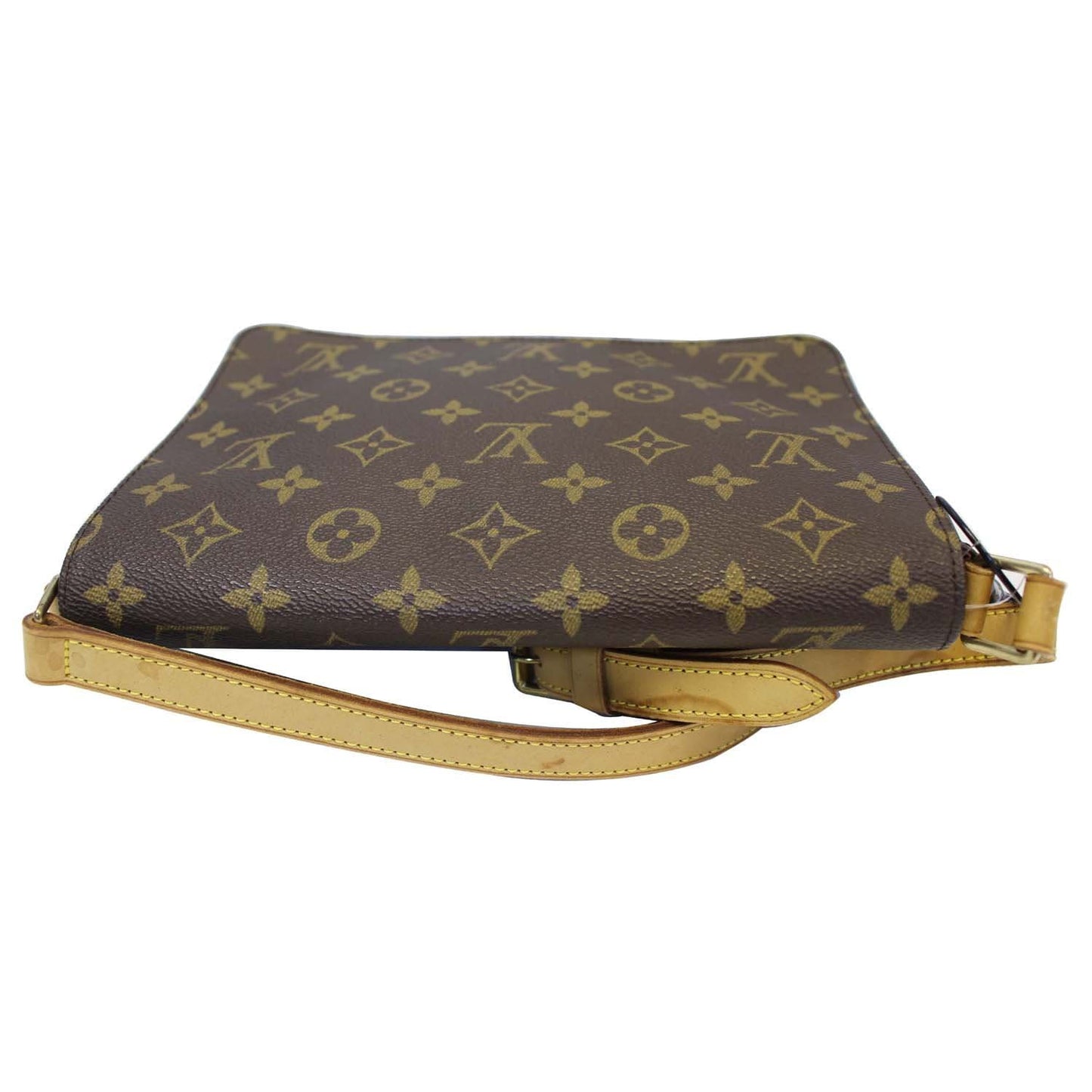 LOUIS VUITTON Musette Tango Monogram Canvas Short Strap Shoulder Bag Brown