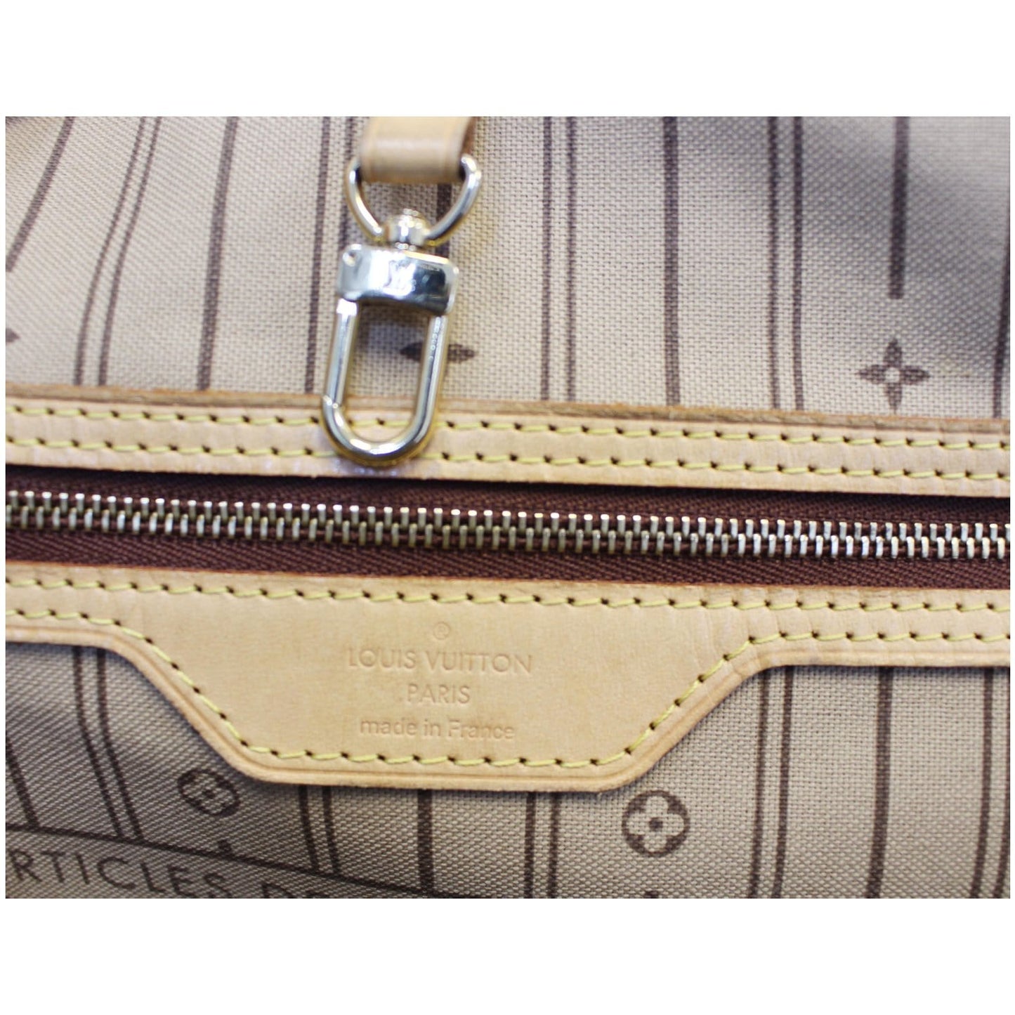 LOUIS VUITTON Neverfull GM Monogram Canvas Tote Shoulder Bag Brown