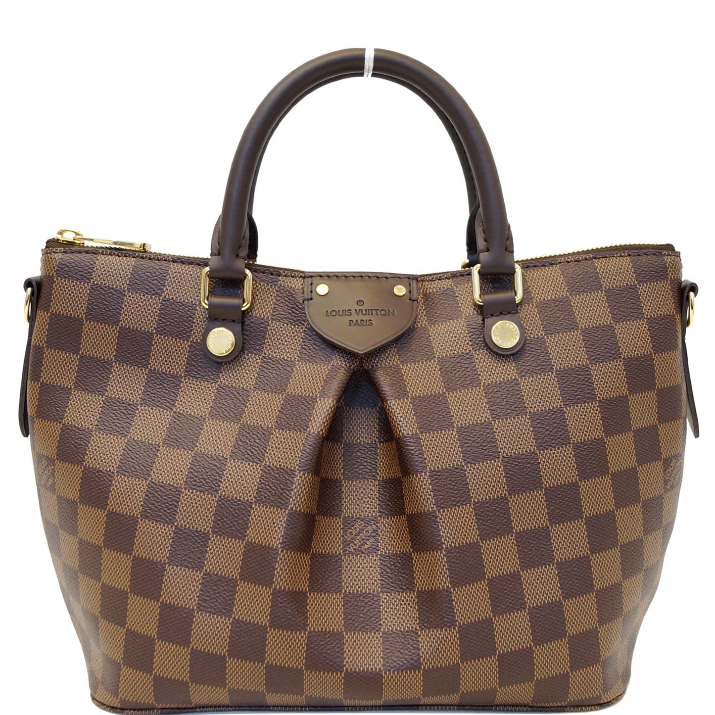 LOUIS VUITTON Siena PM Damier Ebene Shoulder Bag Brown