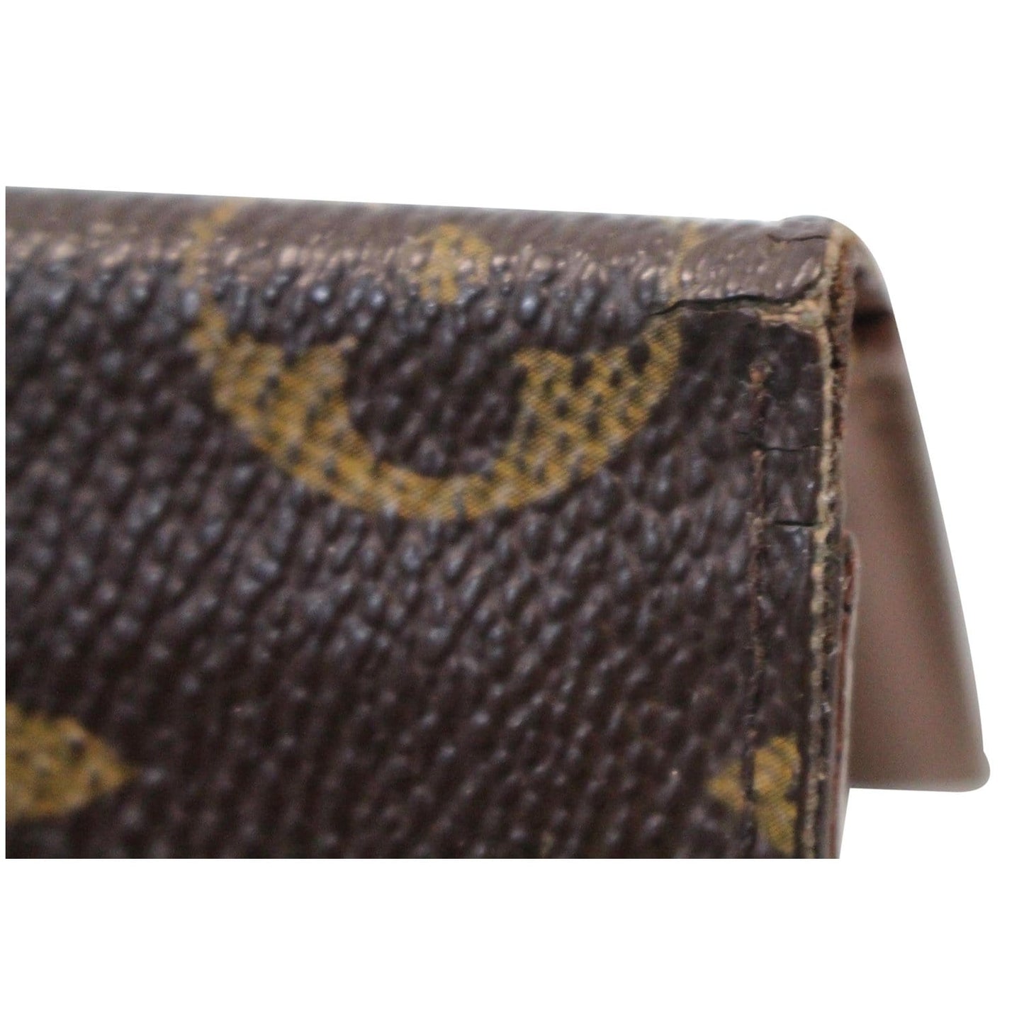 LOUIS VUITTON Pocket Organizer Monogram Canvas Wallet Brown