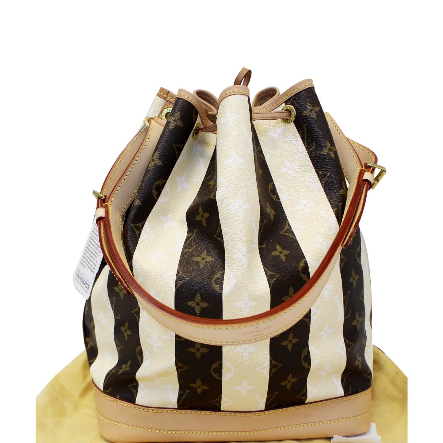 LOUIS VUITTON Noe Large Monogram Rayure Shoulder Bag