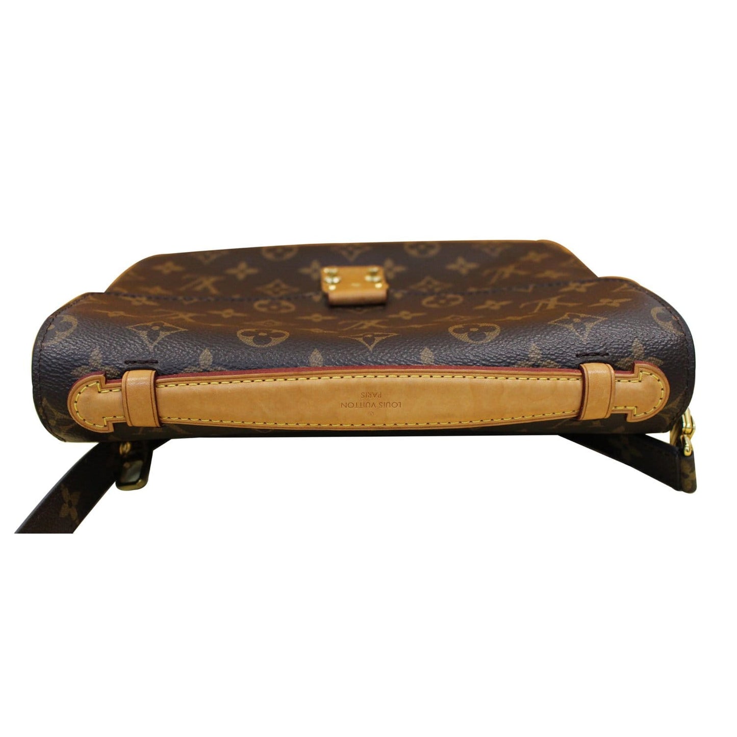 LOUIS VUITTON Metis Pochette Monogram Canvas Crossbody Bag Brown