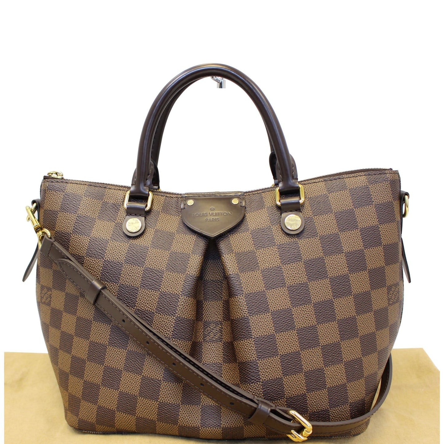 LOUIS VUITTON Siena PM Damier Ebene Shoulder Handbag
