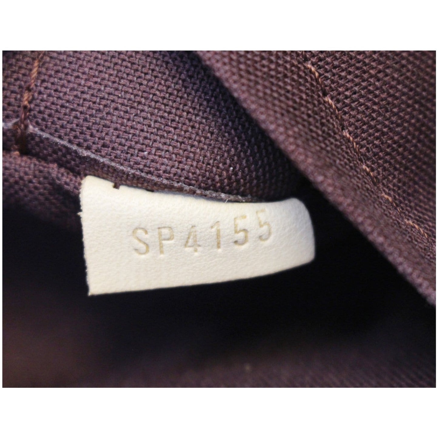 LOUIS VUITTON Segur Monogram Canvas Shoulder Handbag Brown