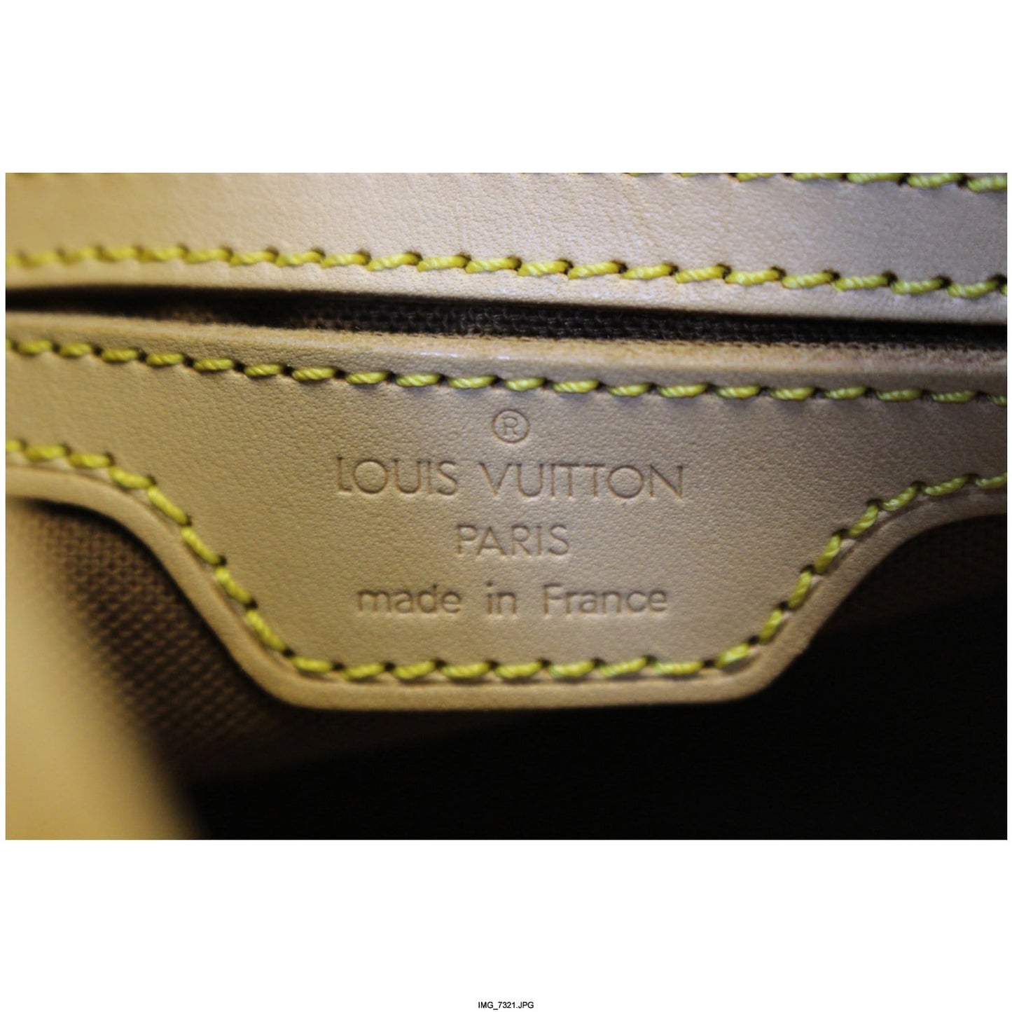 LOUIS VUITTON Montsouris GM Monogram Canvas Backpack Bag Brown