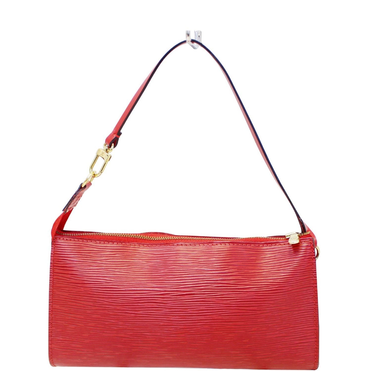 LOUIS VUITTON Epi Leather Red Pochette Accessoires Pouch