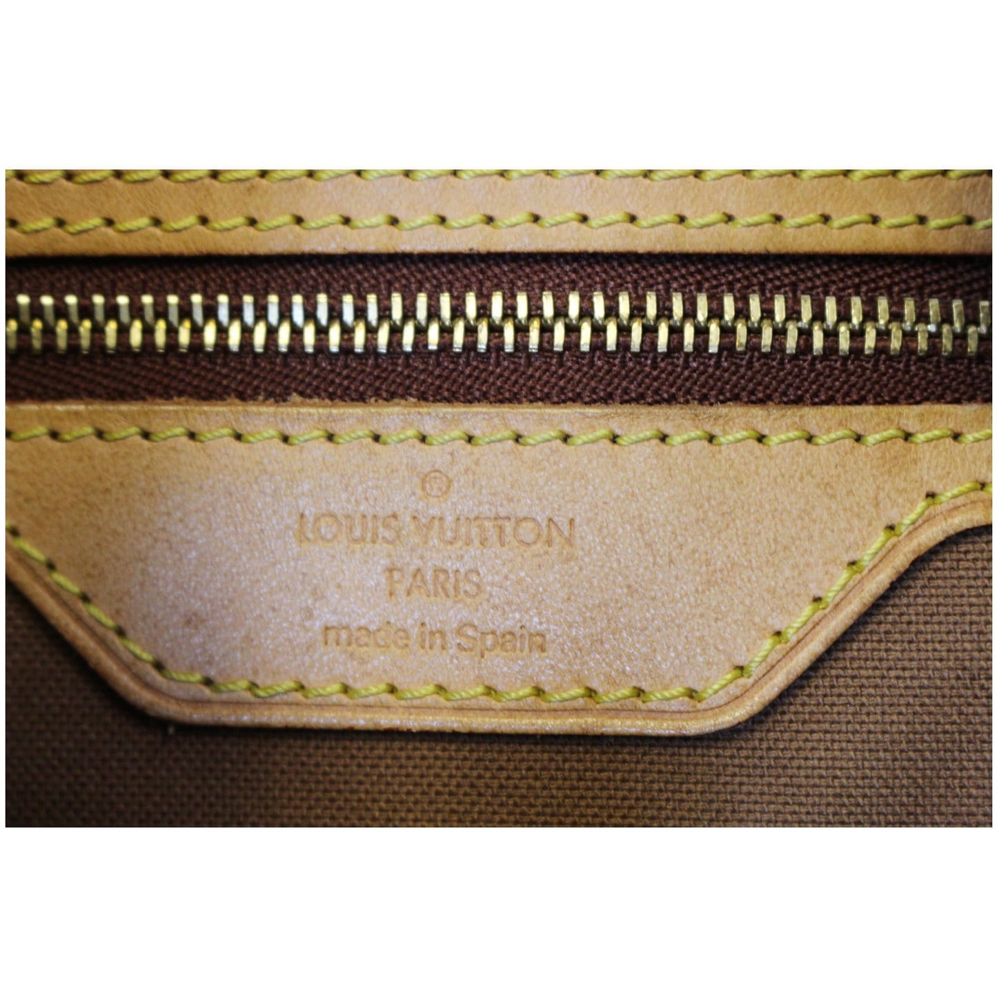 LOUIS VUITTON Batignolles Vertical Monogram Canvas Shoulder Bag Brown