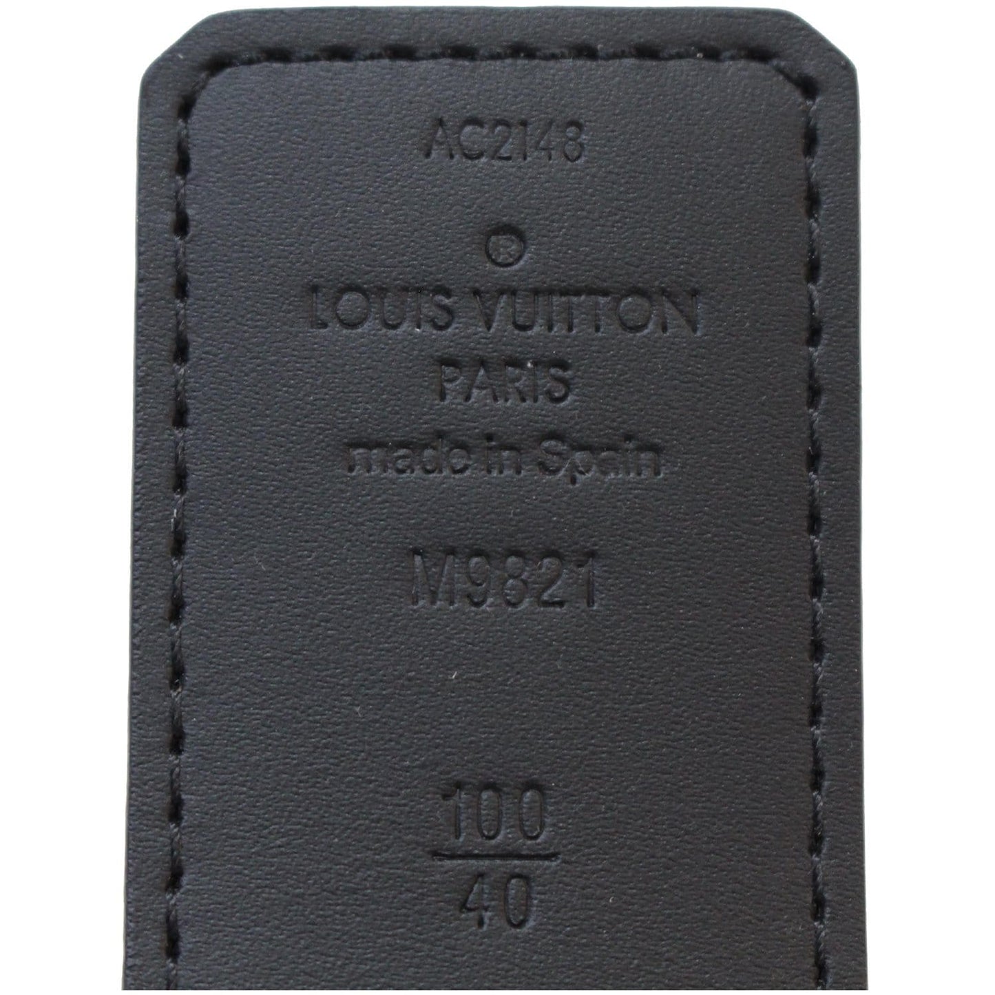 LOUIS VUITTON Monogram Canvas Belt Strap Brown
