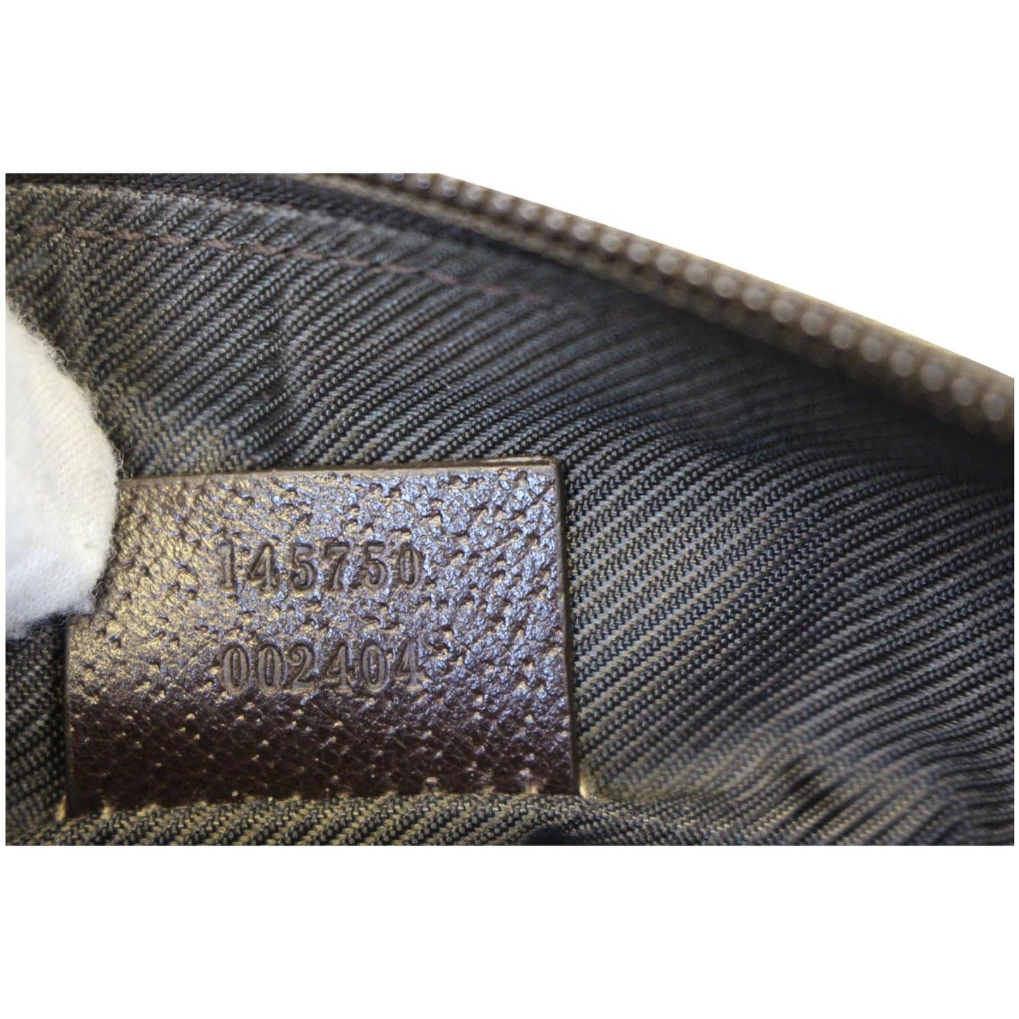 Gucci Beige/Ebony G Canvas Abbey D-Ring Pochette Bag