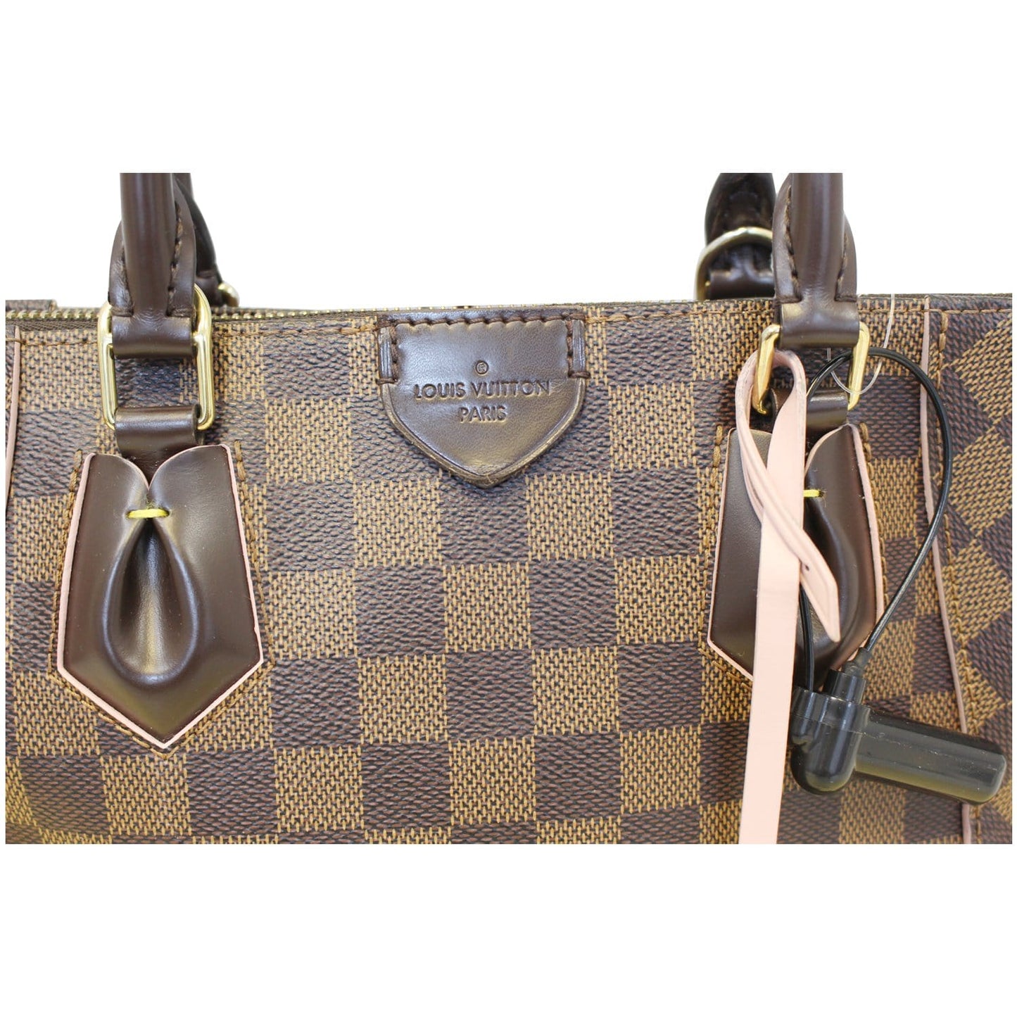 LOUIS VUITTON Caissa PM Damier Ebene Tote Shoulder Bag