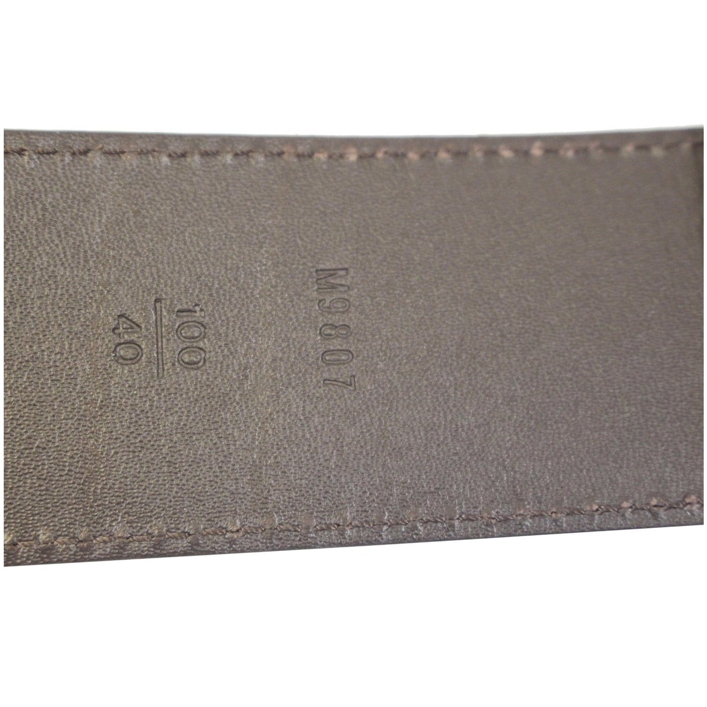 LOUIS VUITTON Dameir Ebene LV Initiales Belt