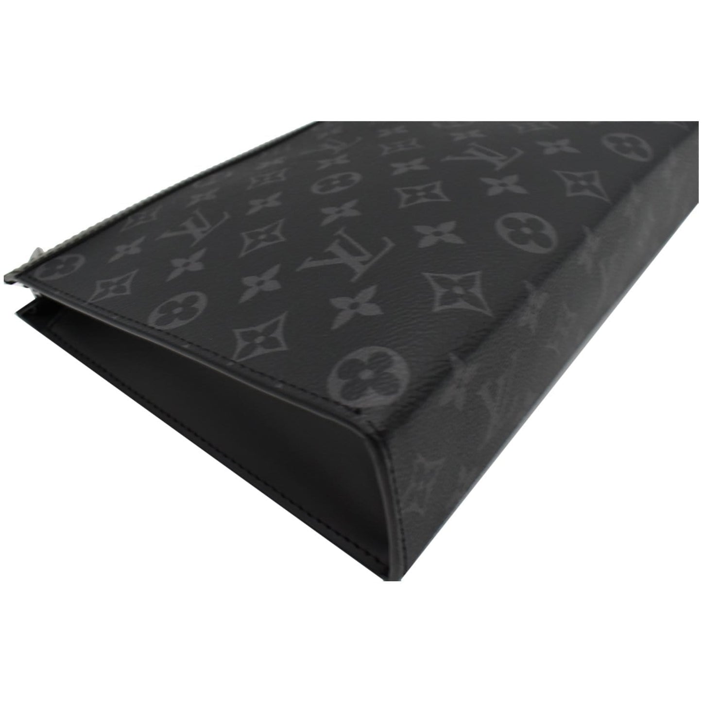 LOUIS VUITTON Voyage MM Monogram Eclipse Pochette Bag Black - 10% OFF
