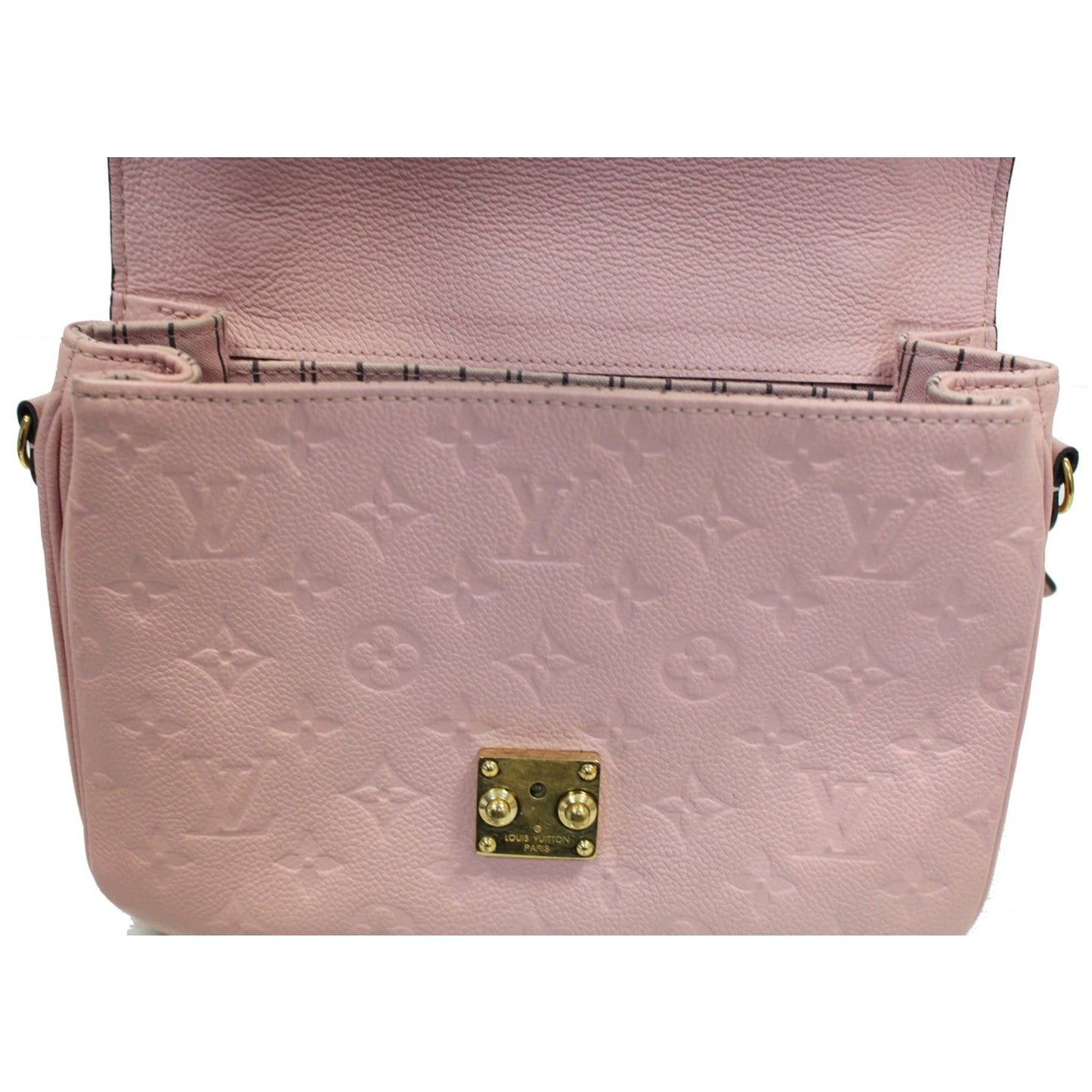 LOUIS VUITTON Metis Pochette Empreinte Leather Crossbody Bag Rose Poudre - 15% OFF