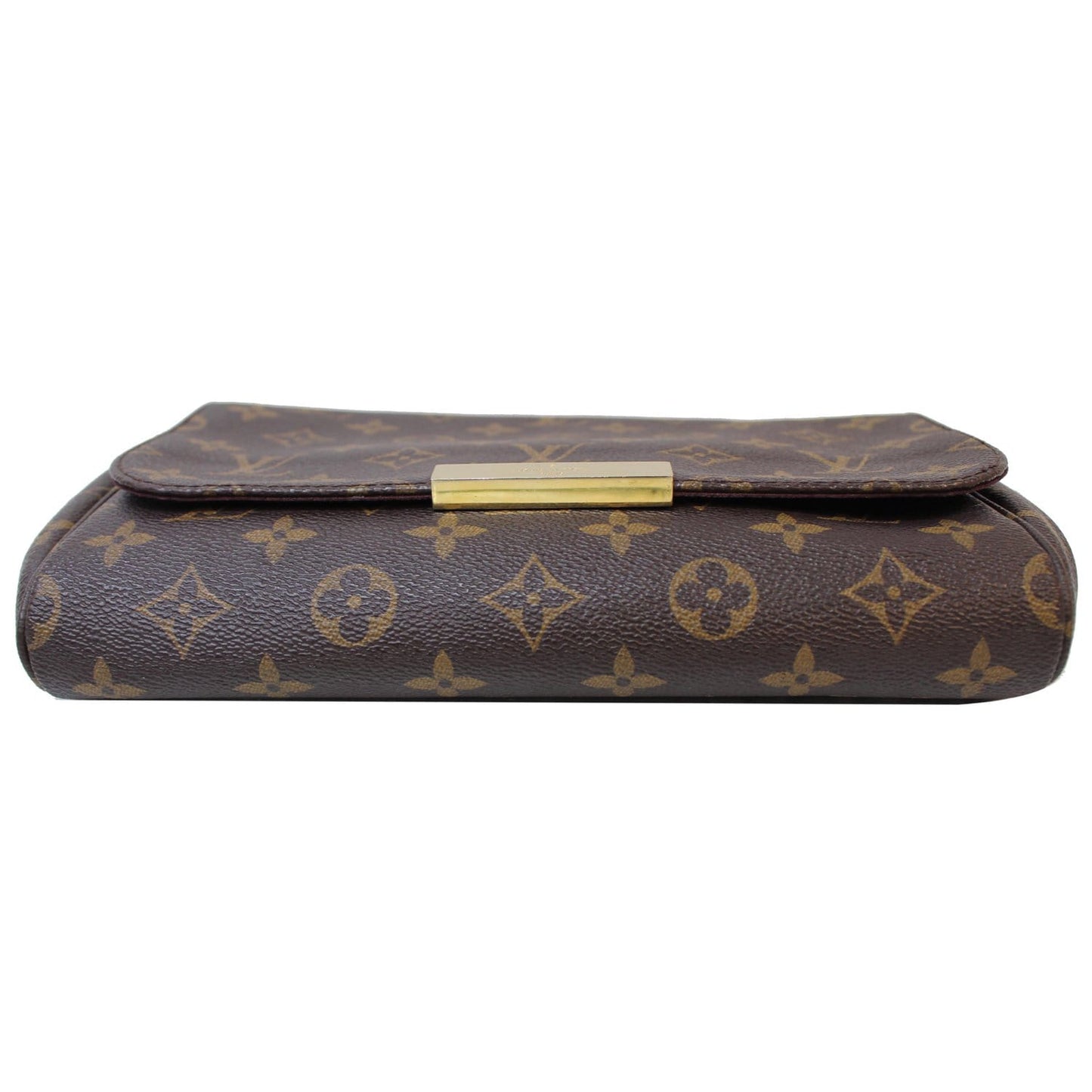 LOUIS VUITTON Favorite MM Monogram Canvas Crossbody Bag Brown