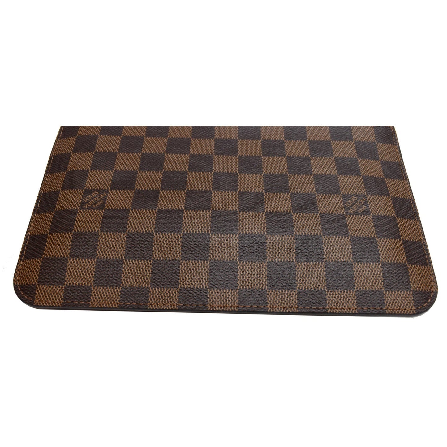 LOUIS VUITTON  Pochette Wristlet Pouch Monogram Canvas Neverfull MM Brown