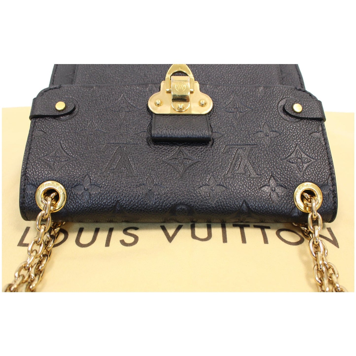 LOUIS VUITTON Vavin BB Monogram Empreinte Shoulder Bag Black