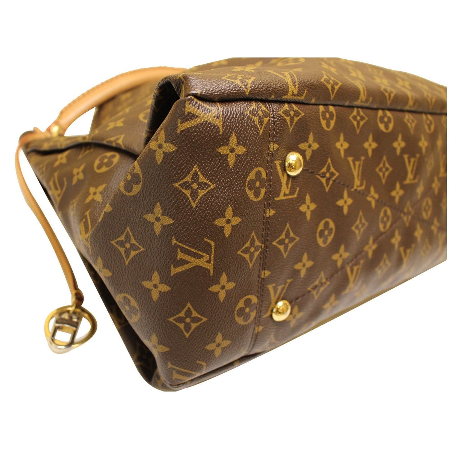 LOUIS VUITTON Artsy GM Monogram Canvas Shoulder Bag Brown
