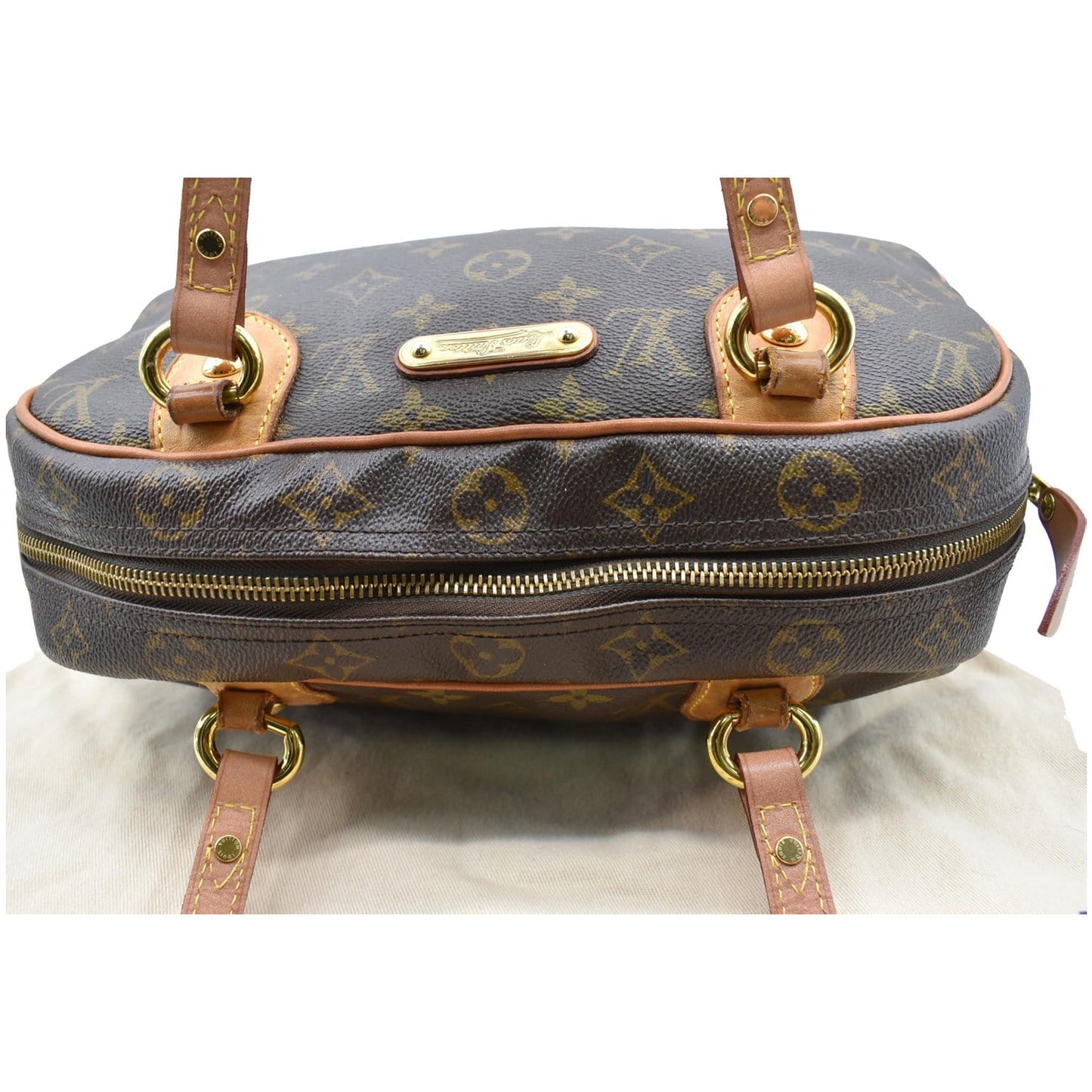 LOUIS VUITTON Montorgueil PM Monogram Canvas Shoulder Bag Brown