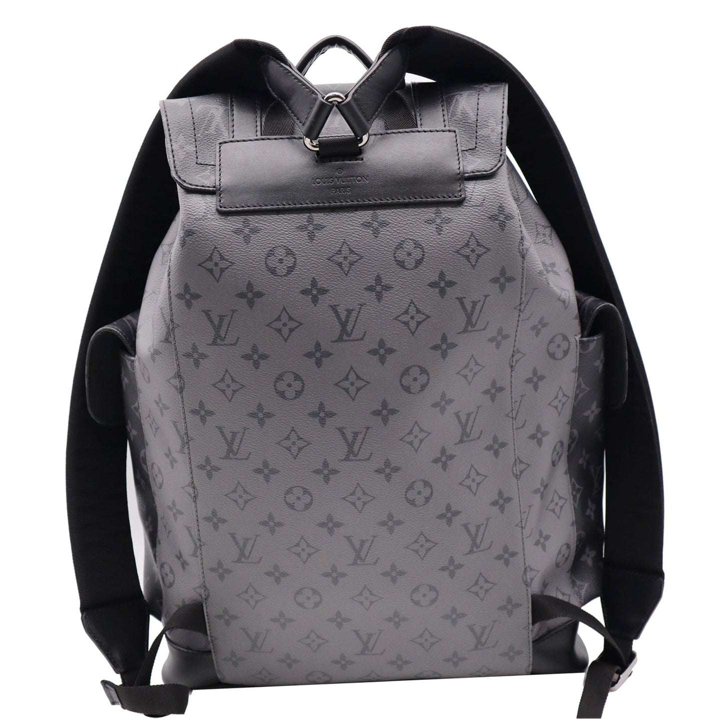 LOUIS VUITTON Christopher PM Reverse Monogram Eclipse Backpack Bag Black