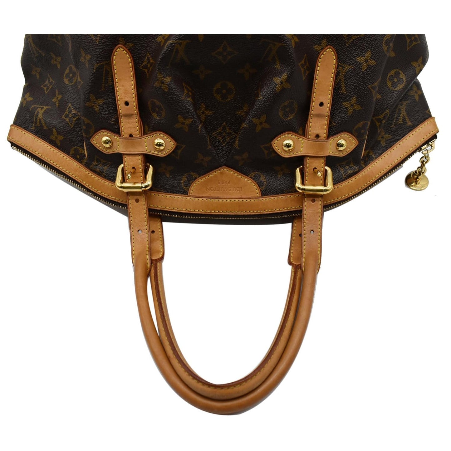 LOUIS VUITTON Tivoli GM Monogram Canvas Shoulder Bag Brown - Hot Deals
