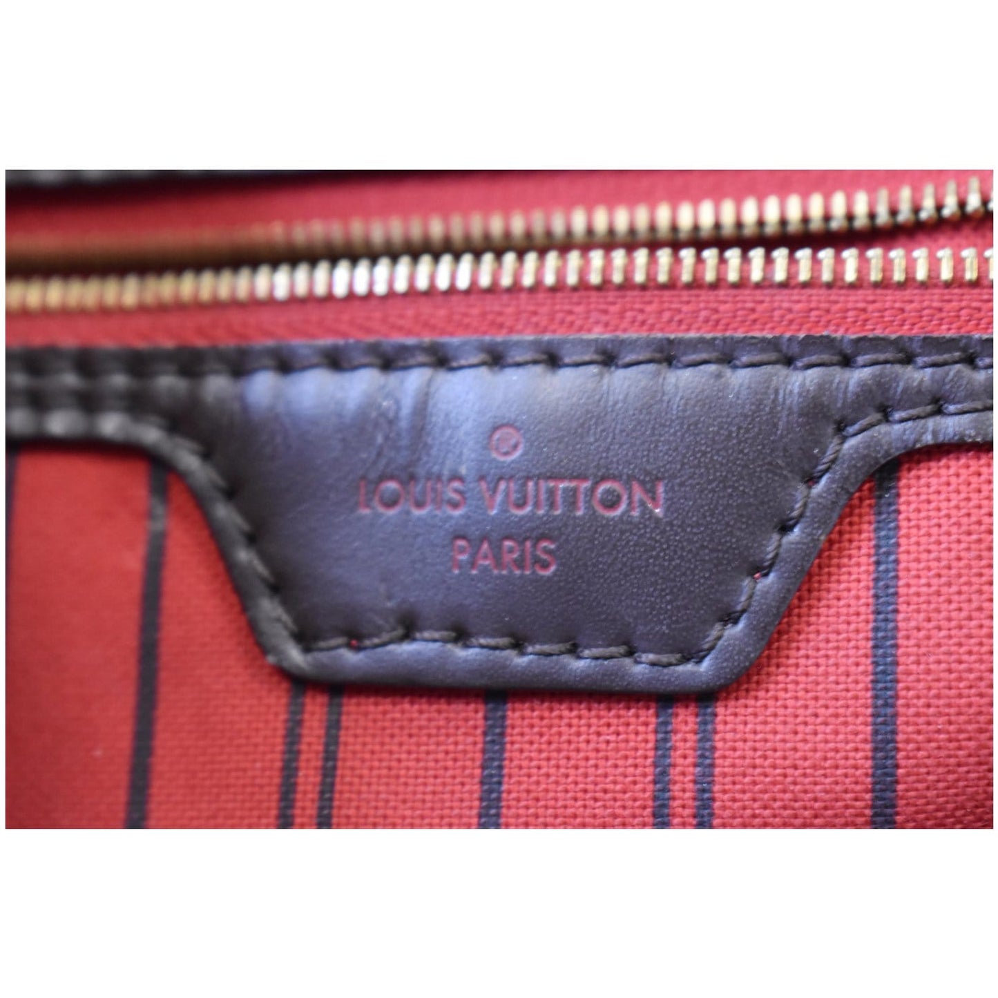 LOUIS VUITTON Delightful MM NM Damier Ebene Hobo Bag Brown