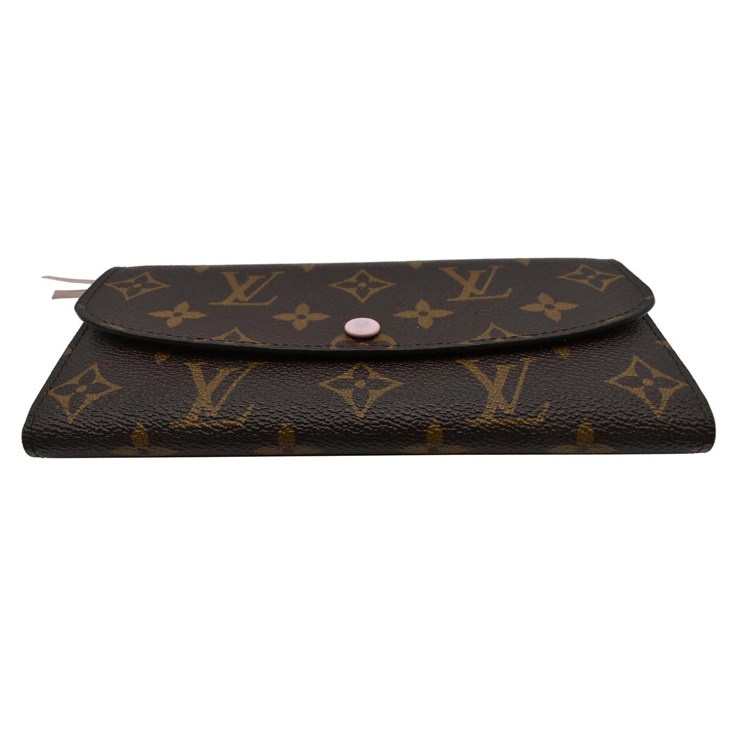 LOUIS VUITTON Emilie Monogram Canvas Wallet Rose Ballerine