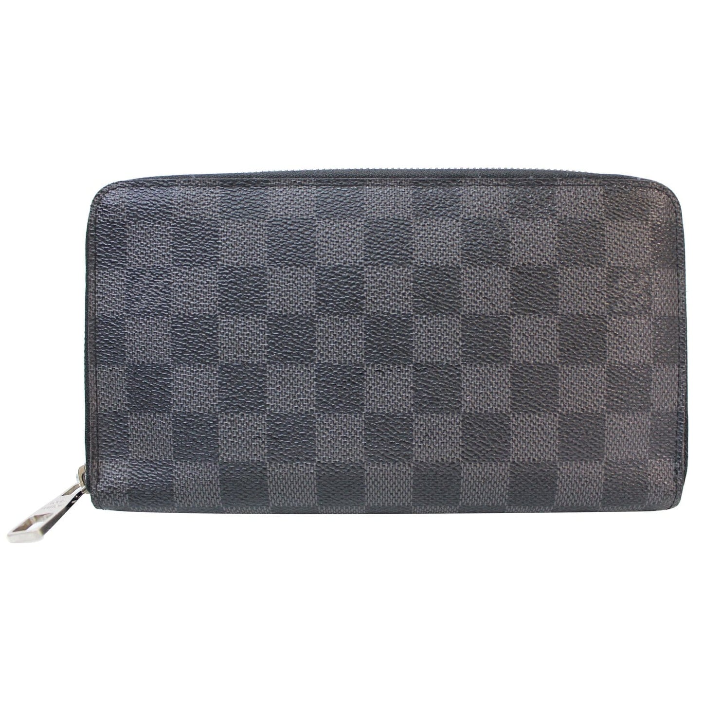 LOUIS VUITTON Zippy Organizer Damier Graphite Wallet Black