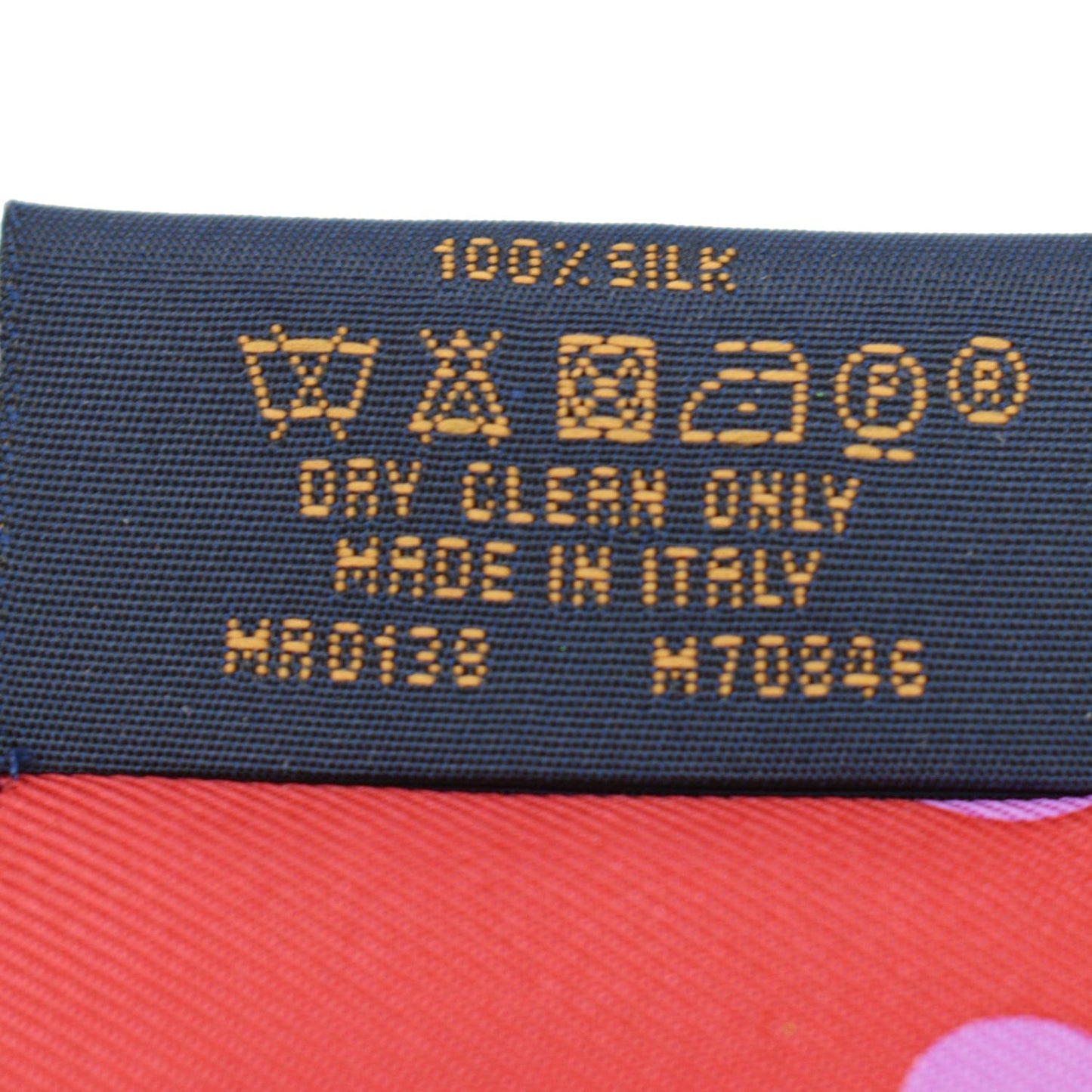 LOUIS VUITTON Confidential Silk Monogram Bandeau Pink